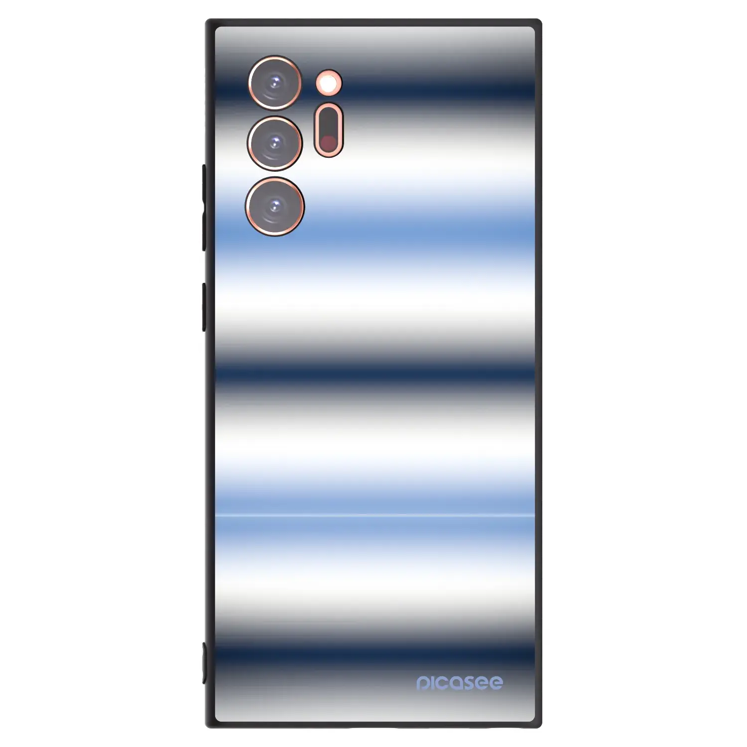 Silikonový černý obal pro Samsung Galaxy Note 20 Ultra - Static Lines