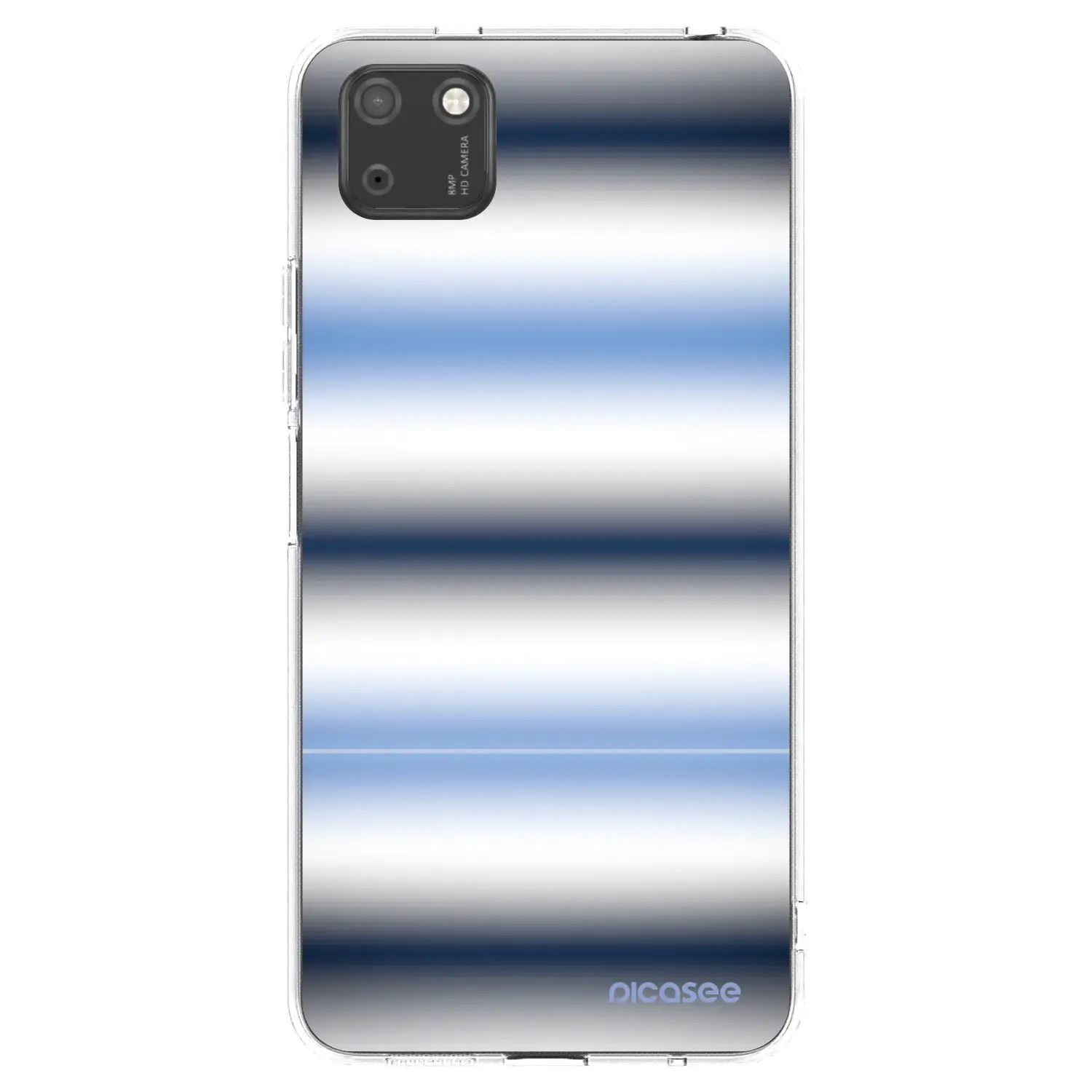 Silikonový průhledný obal pro Huawei Y5P - Static Lines