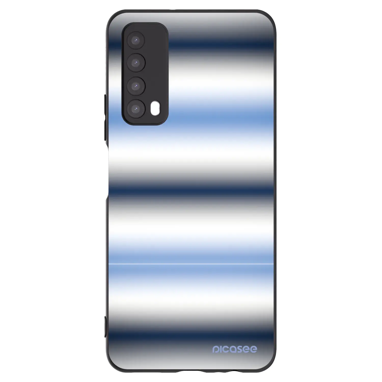 Silikonový černý obal pro Huawei P Smart 2021 - Static Lines