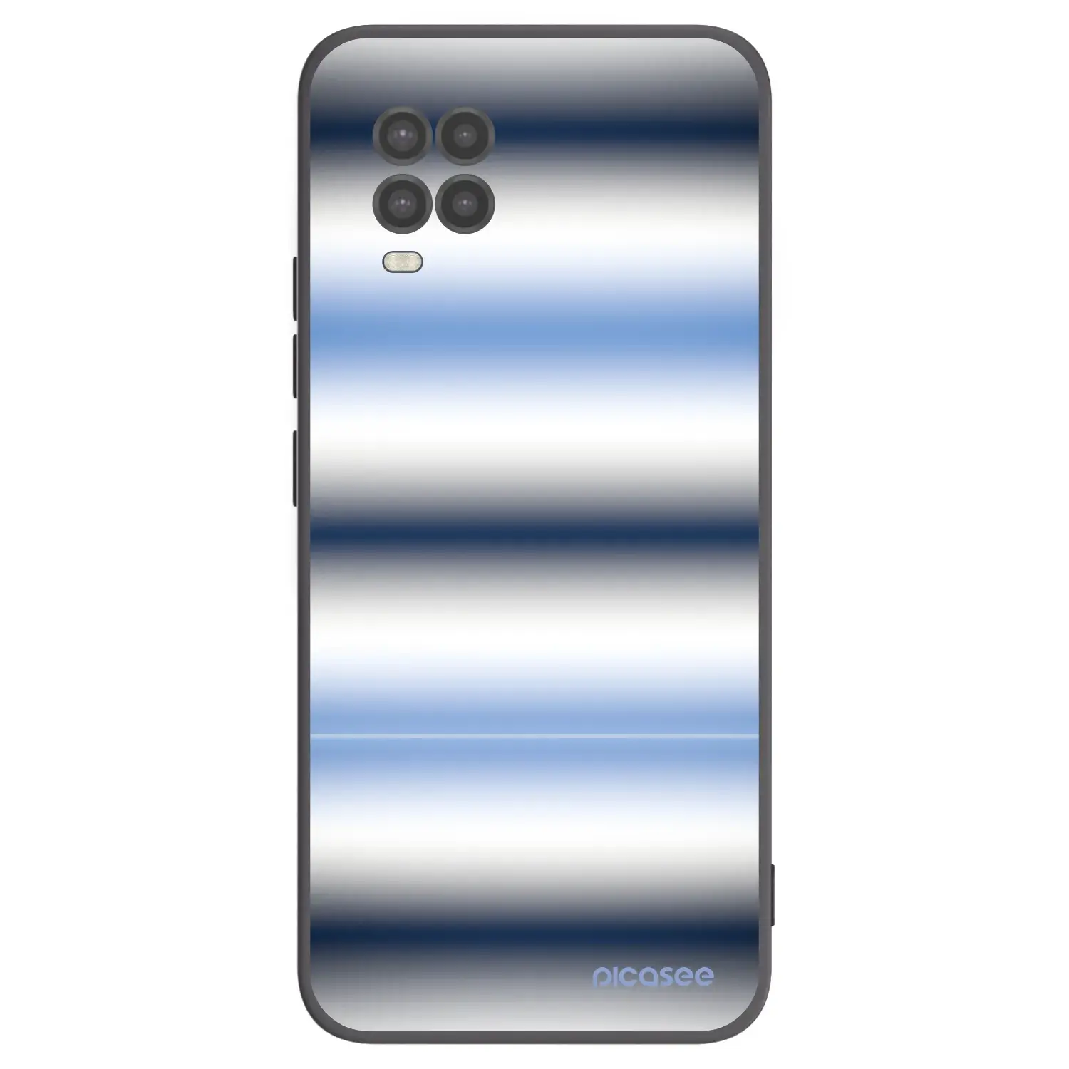 Silikonový černý obal pro Xiaomi Mi 10 Lite - Static Lines