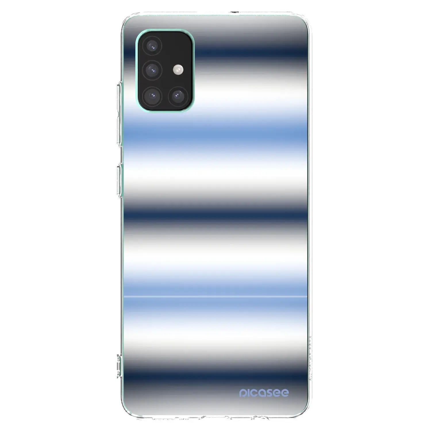 Silikonový průhledný obal pro Samsung Galaxy M51 M515F - Static Lines
