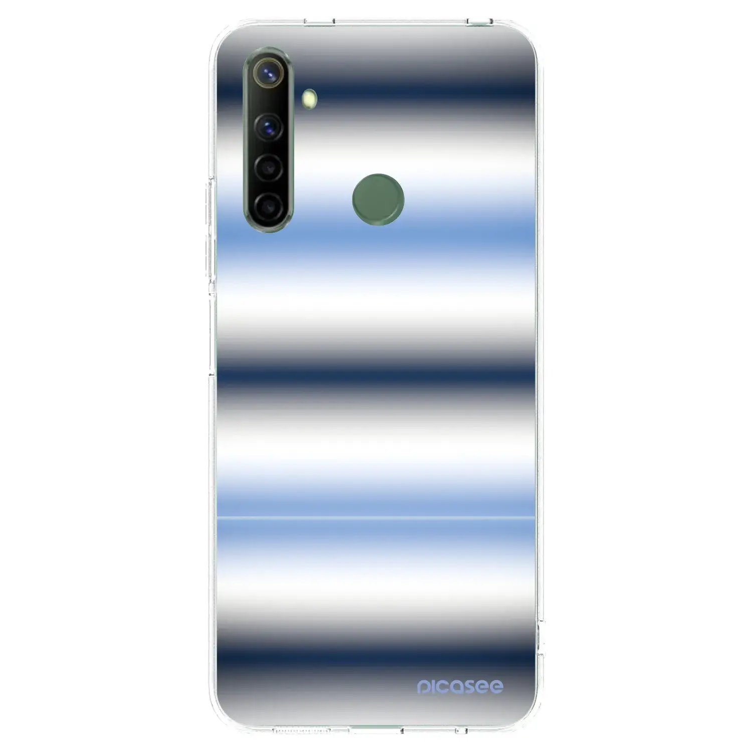 Silikonový průhledný obal pro Realme 6i - Static Lines