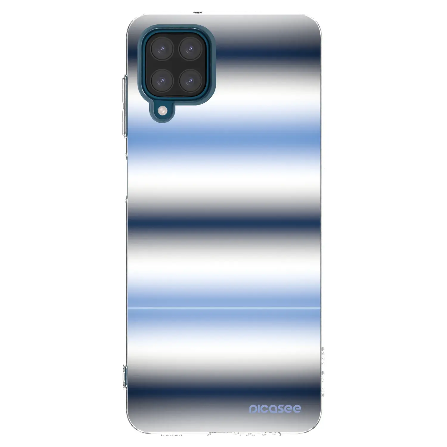 Silikonový průhledný obal pro Samsung Galaxy A12 A125F - Static Lines