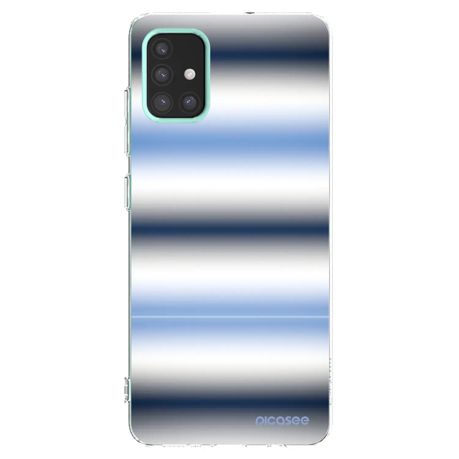 Silikonový průhledný obal pro Samsung Galaxy M31s - Static Lines