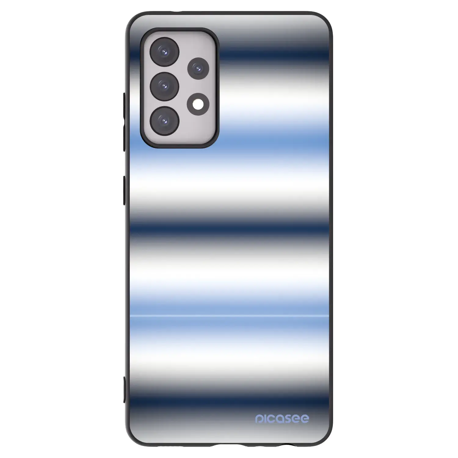 Silikonový černý obal pro Samsung Galaxy A52 5G A525F - Static Lines