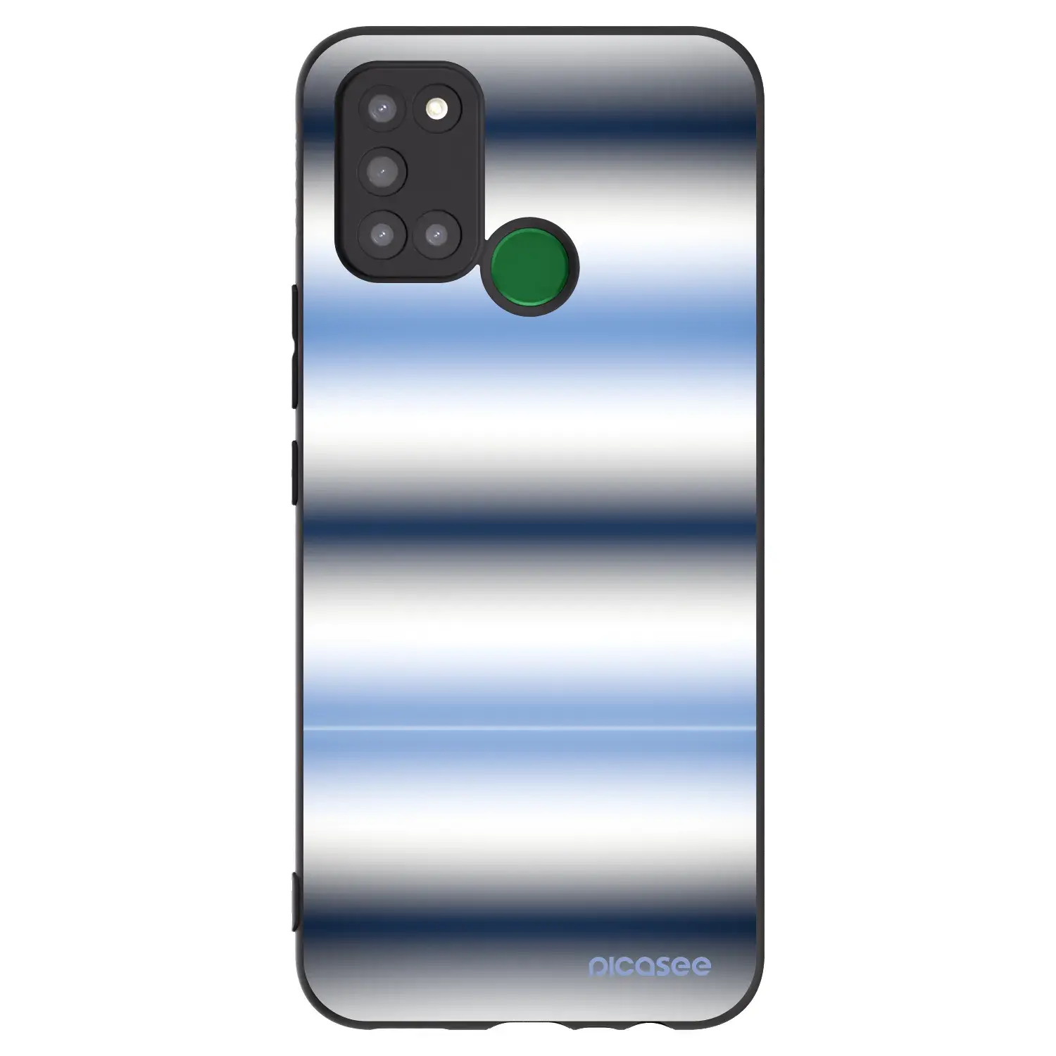 Silikonový černý obal pro Realme 7i - Static Lines