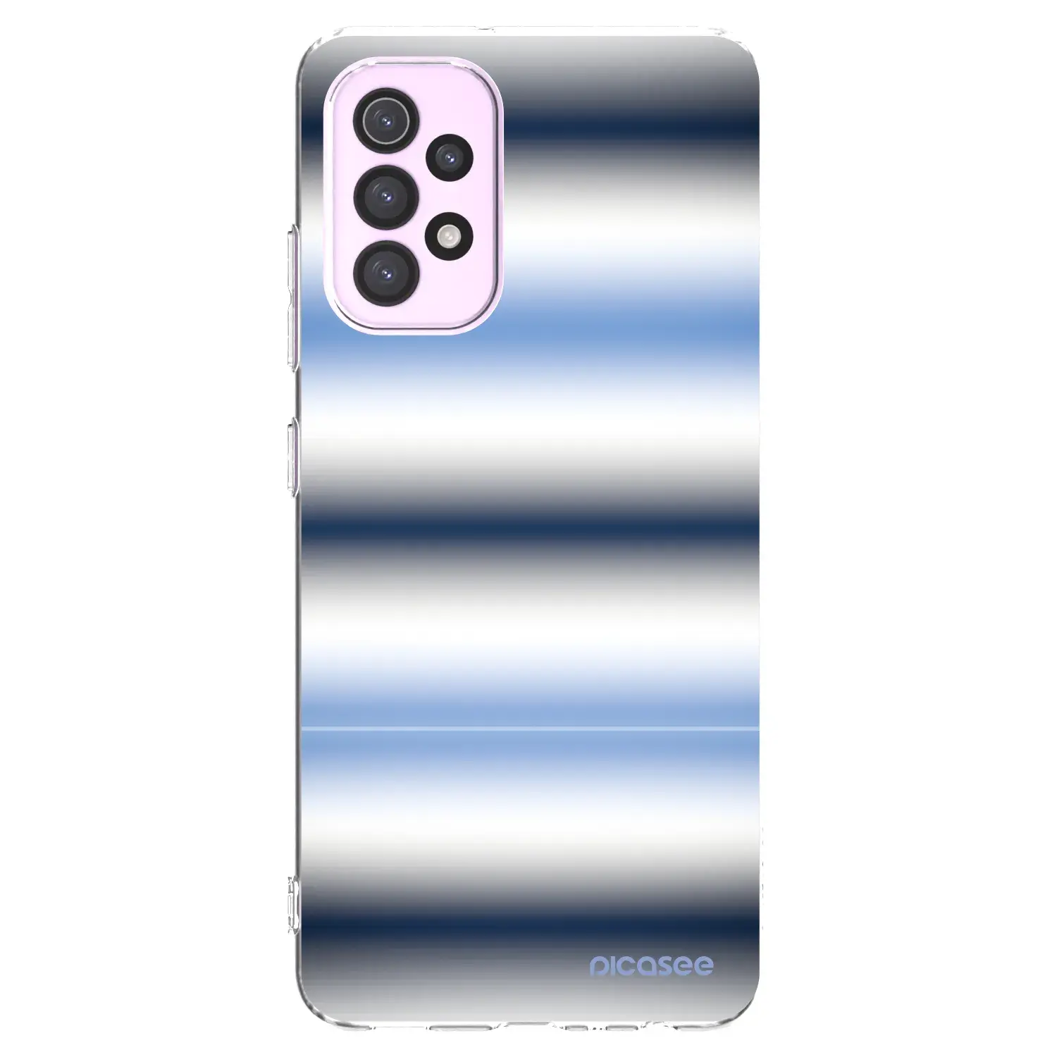 Silikonový průhledný obal pro Samsung Galaxy A32 5G A326B - Static Lines