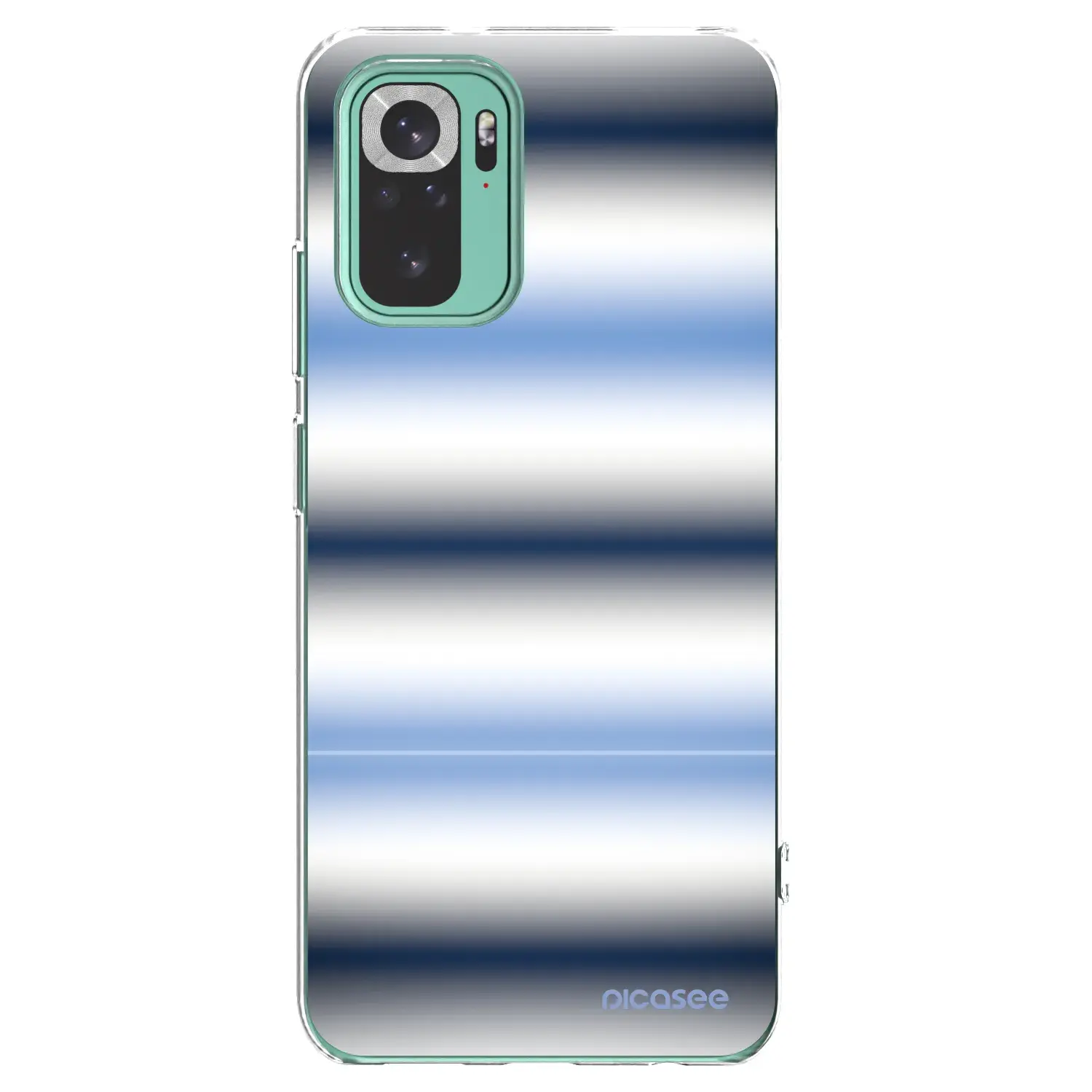 Silikonový průhledný obal pro Xiaomi Redmi Note 10 Pro - Static Lines