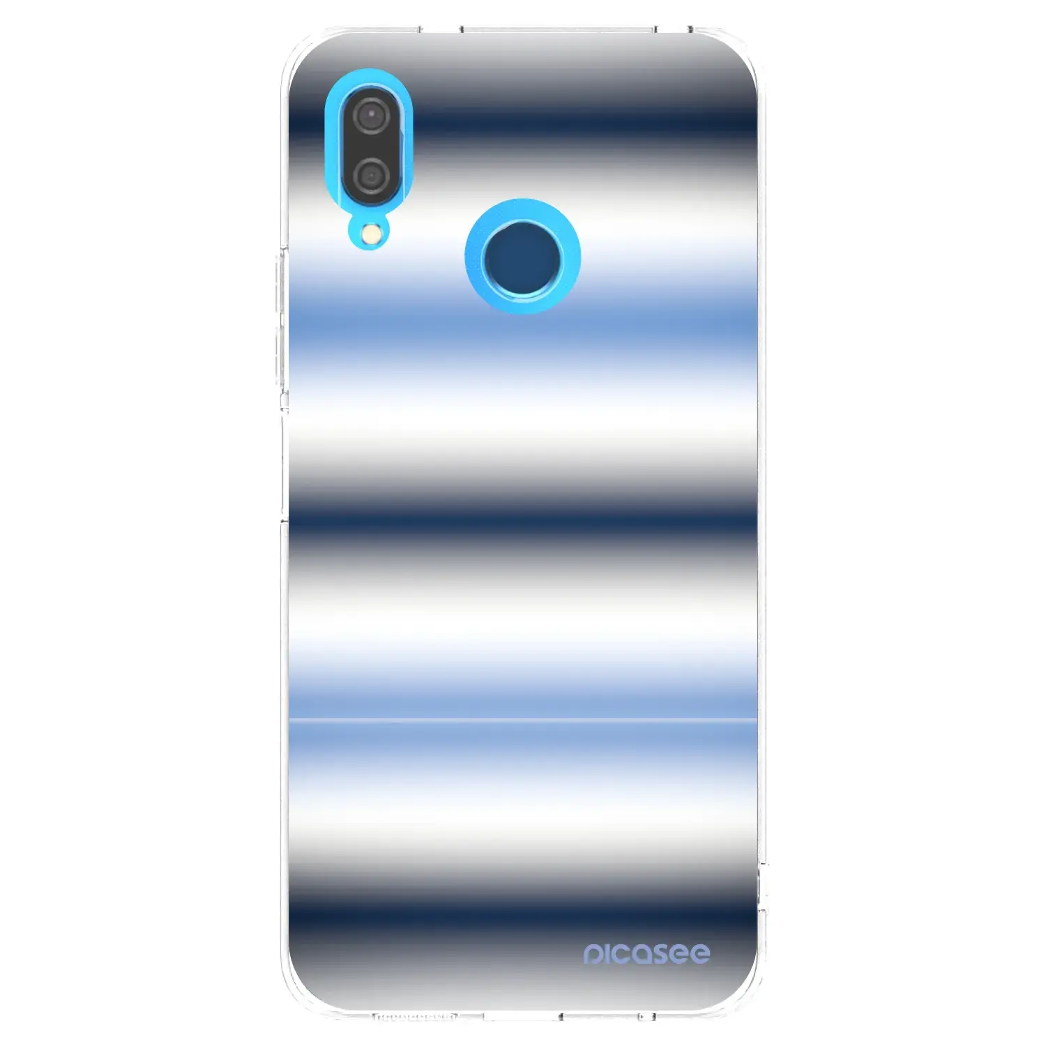 Silikonový průhledný obal pro Huawei P20 Lite - Static Lines