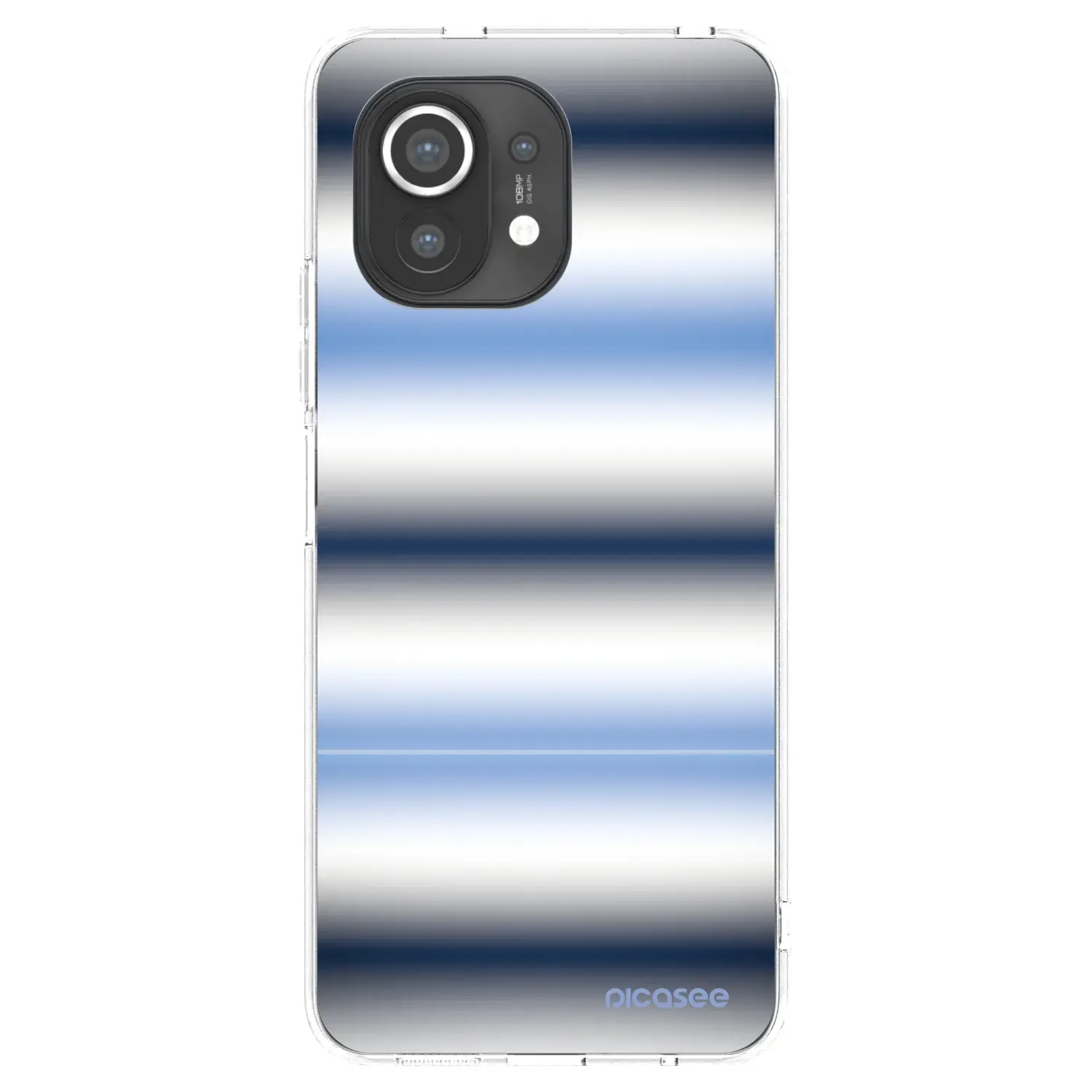 Silikonový průhledný obal pro Xiaomi Mi 11 - Static Lines
