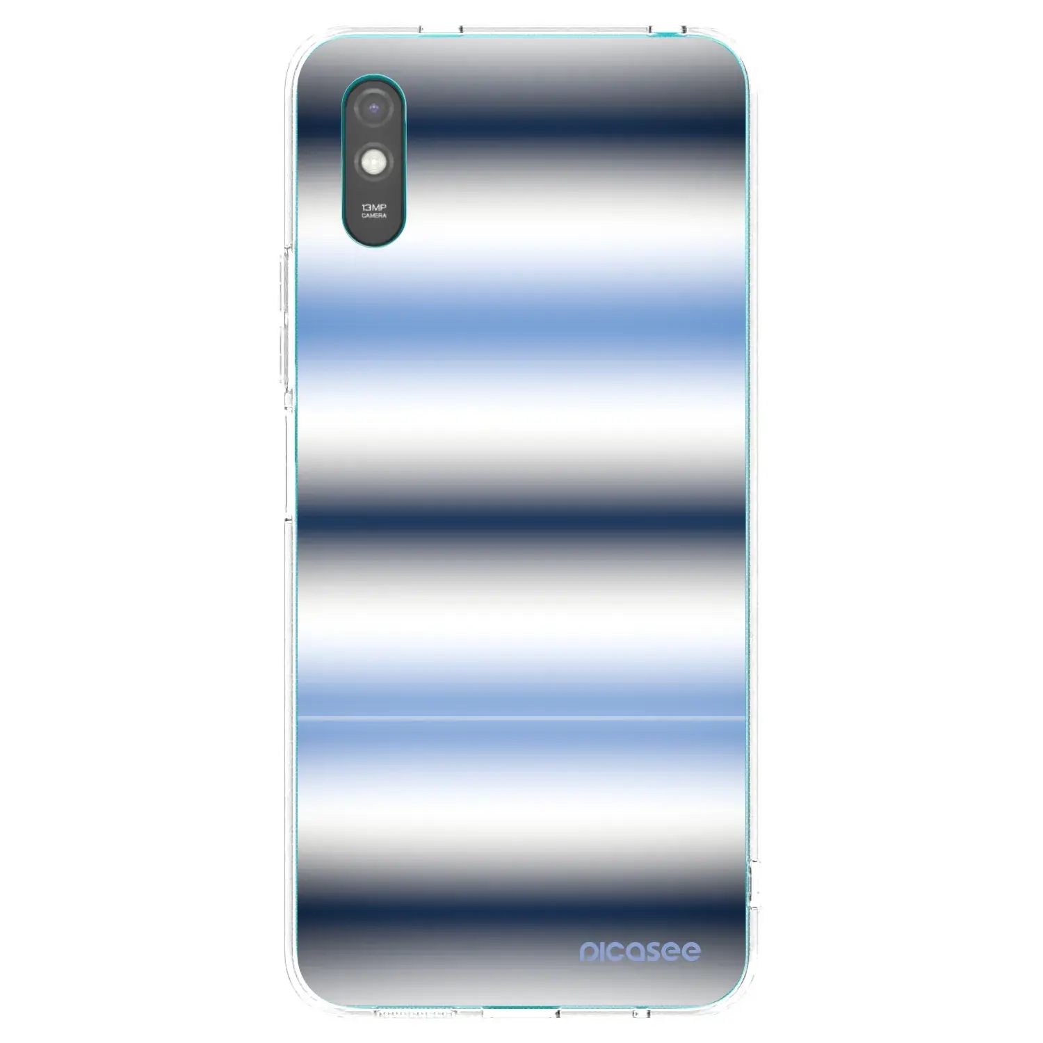 Silikonový průhledný obal pro Xiaomi Redmi 9AT - Static Lines