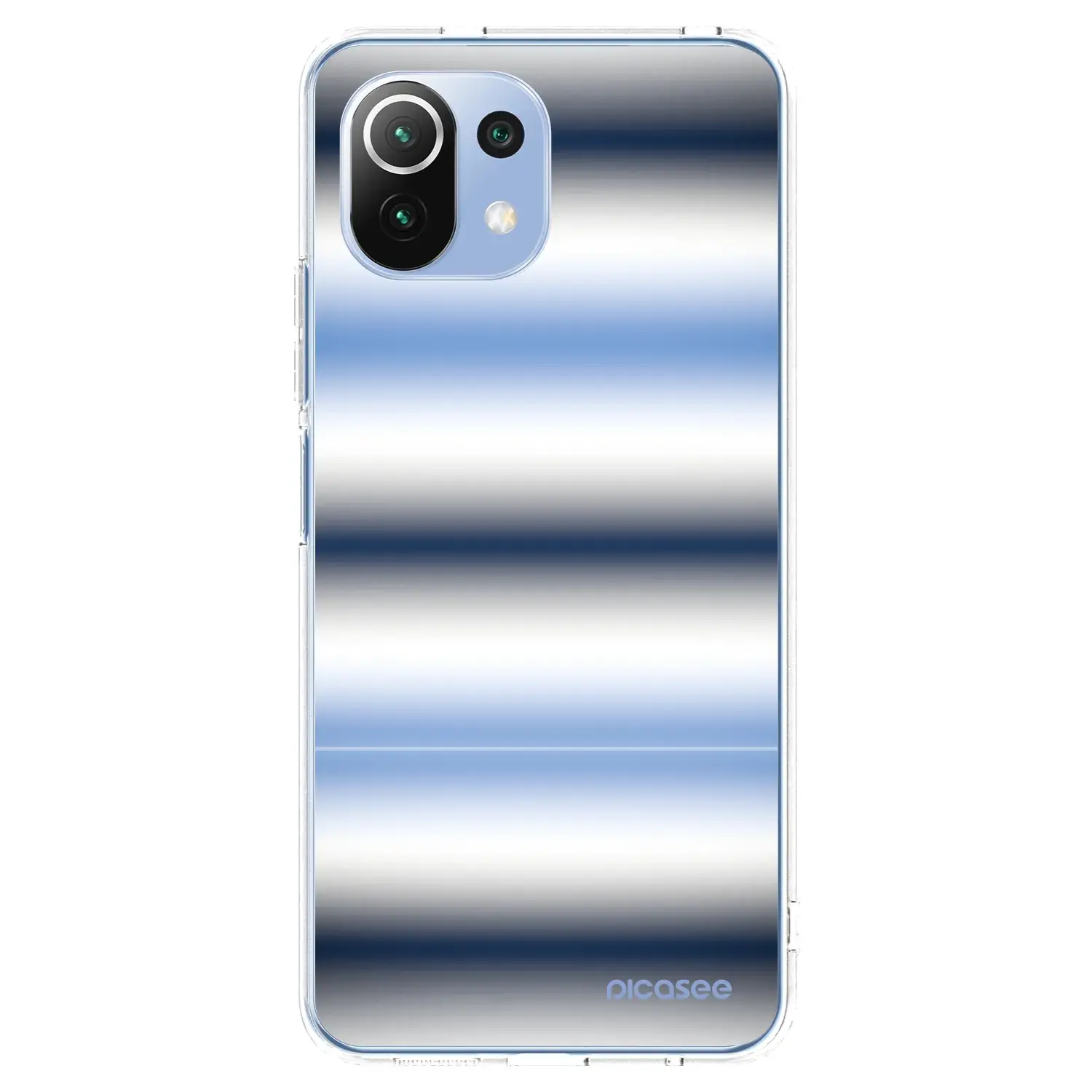 Silikonový průhledný obal pro Xiaomi Mi 11 Lite - Static Lines
