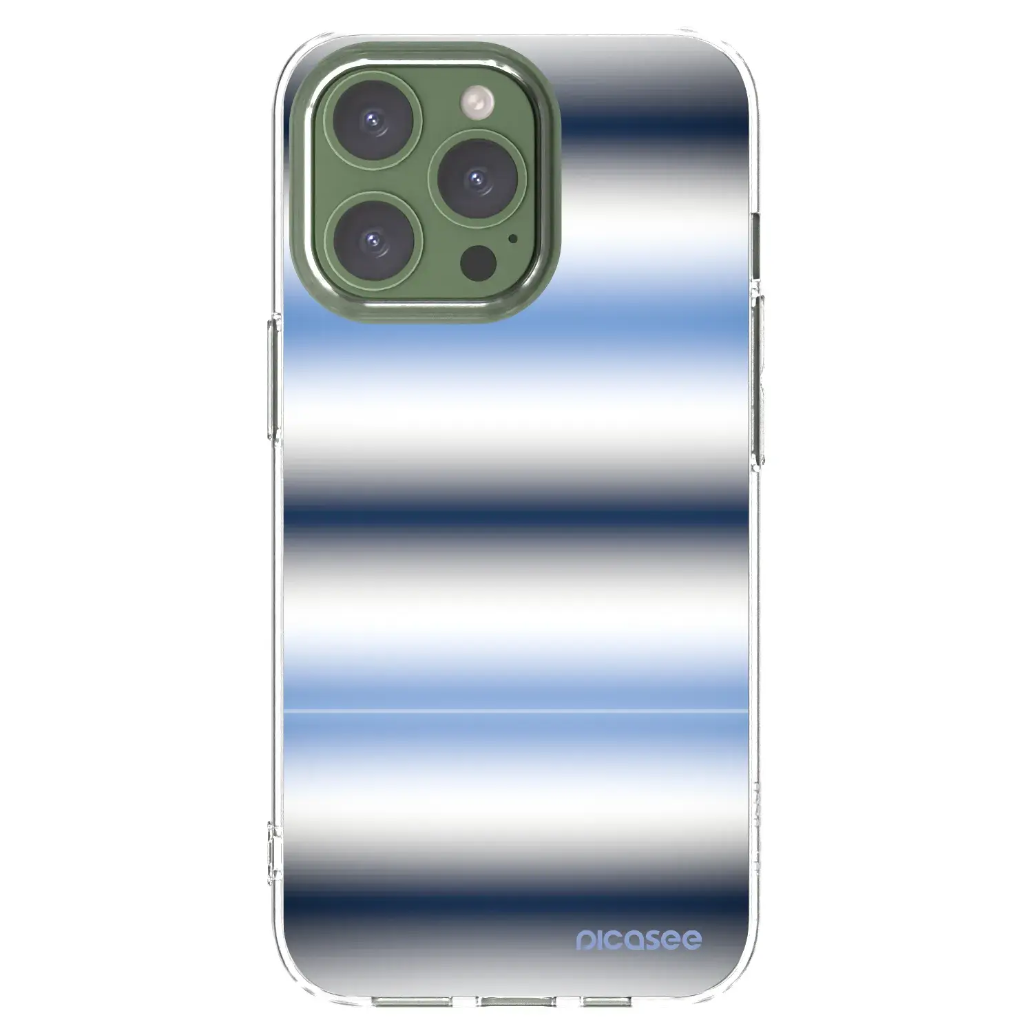 Silikonový průhledný obal pro Apple iPhone 13 Pro - Static Lines