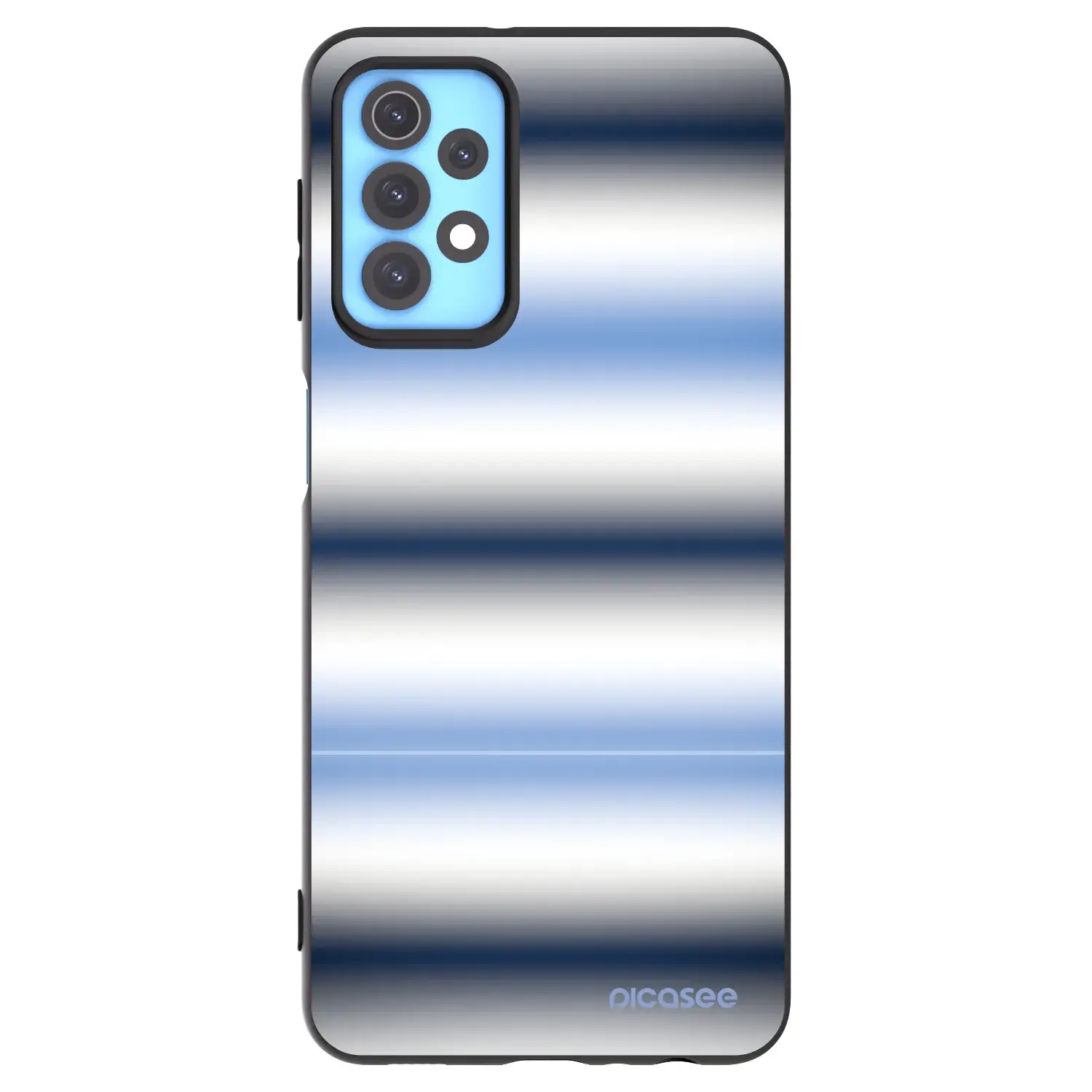 Silikonový černý obal pro Samsung Galaxy A32 4G SM-A325F - Static Lines