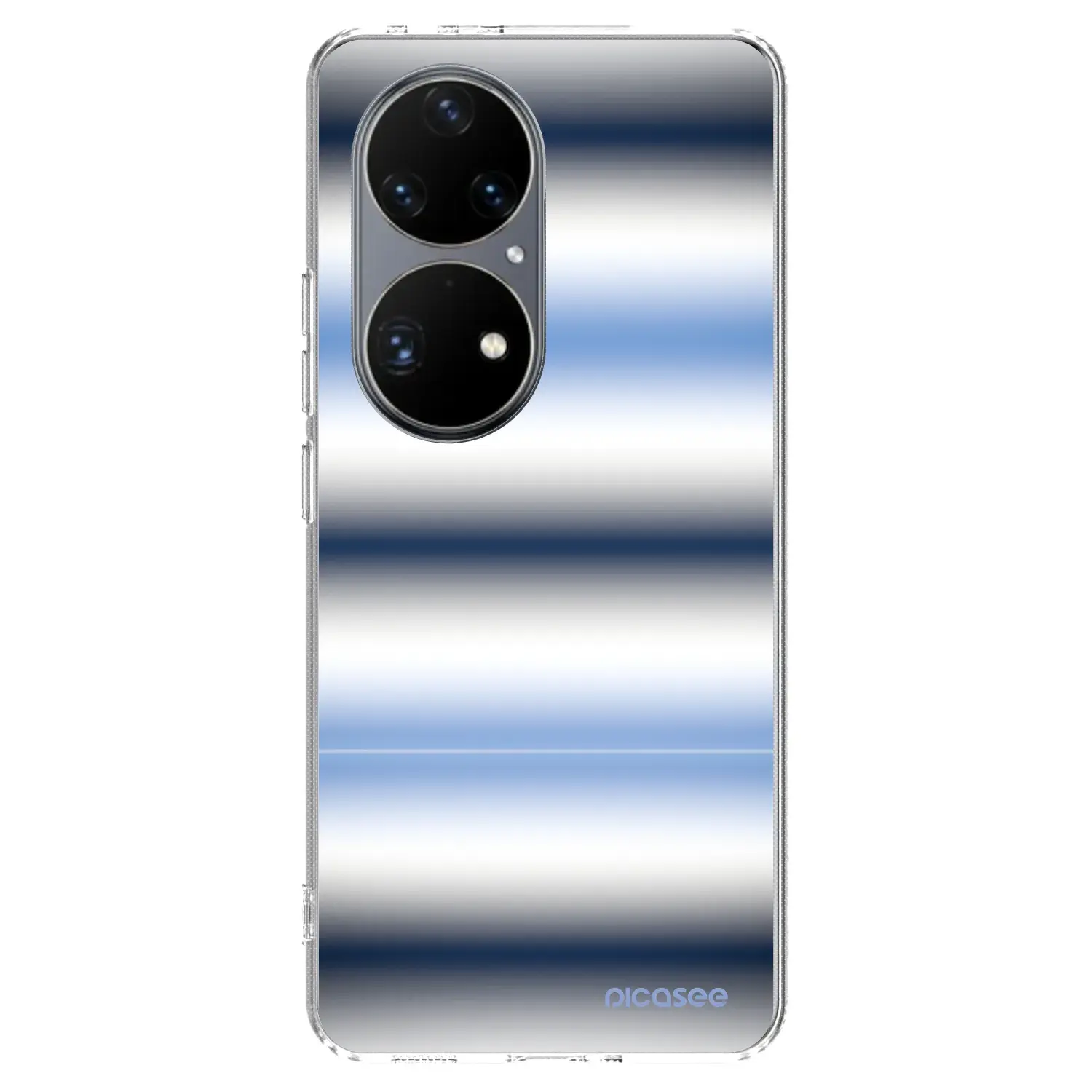 Silikonový průhledný obal pro Huawei P50 - Static Lines