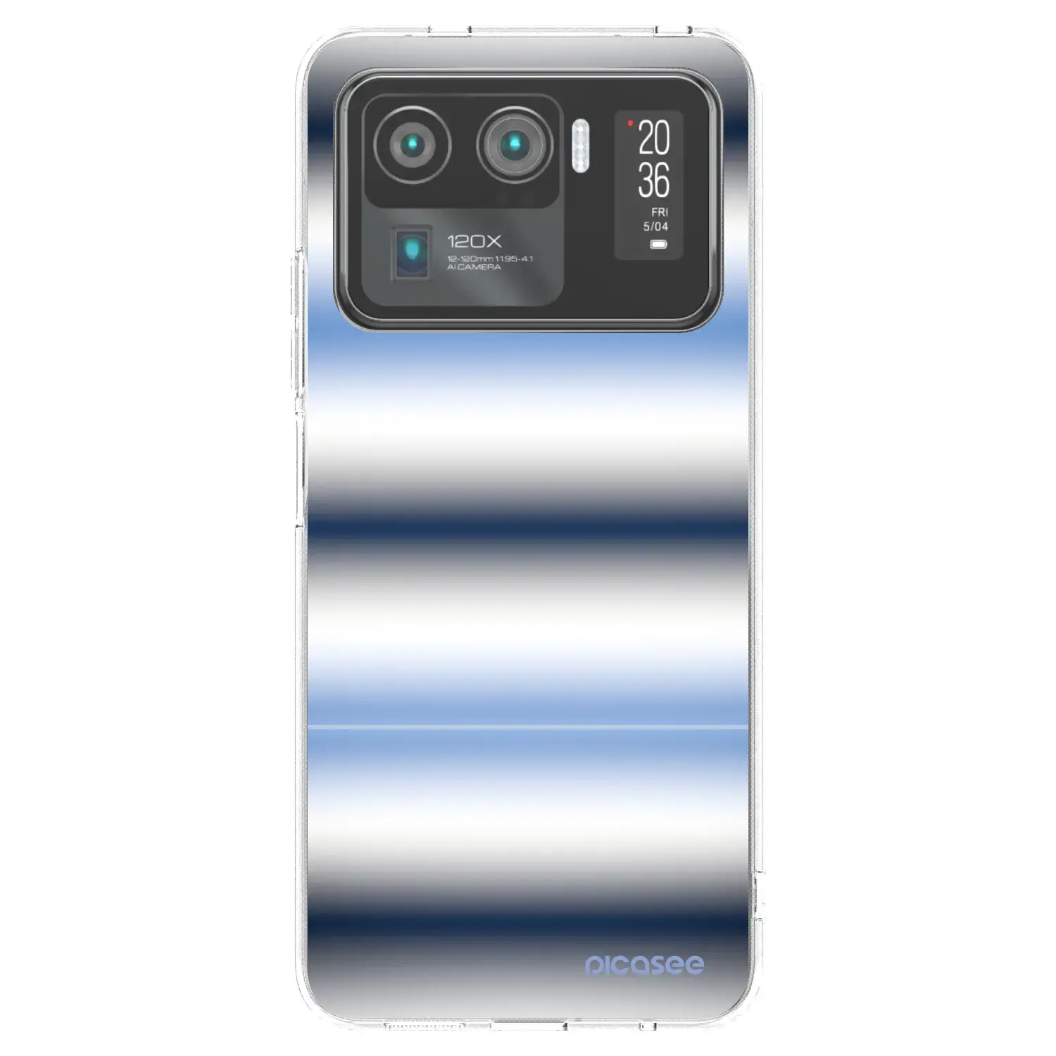 Silikonový průhledný obal pro Xiaomi Mi 11 Ultra - Static Lines