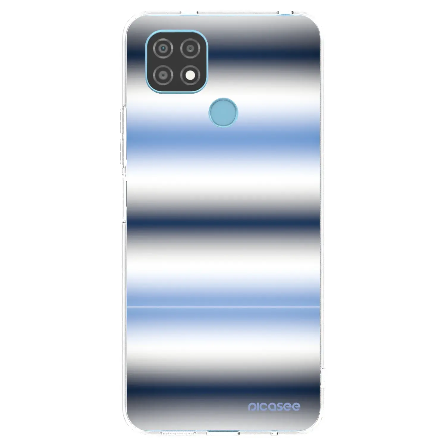 Silikonový průhledný obal pro Realme C21 - Static Lines