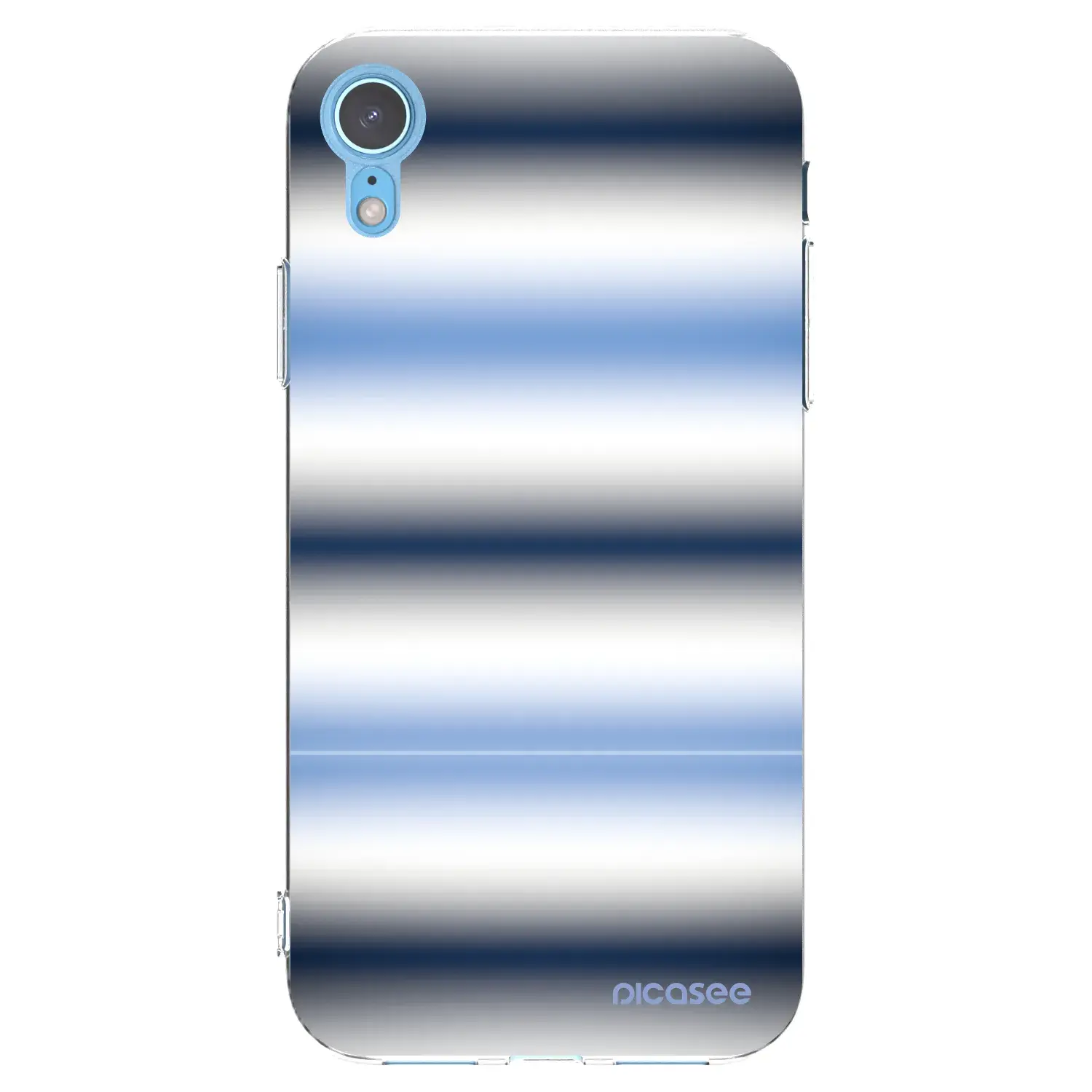 Silikonový průhledný obal pro Apple iPhone XR - Static Lines