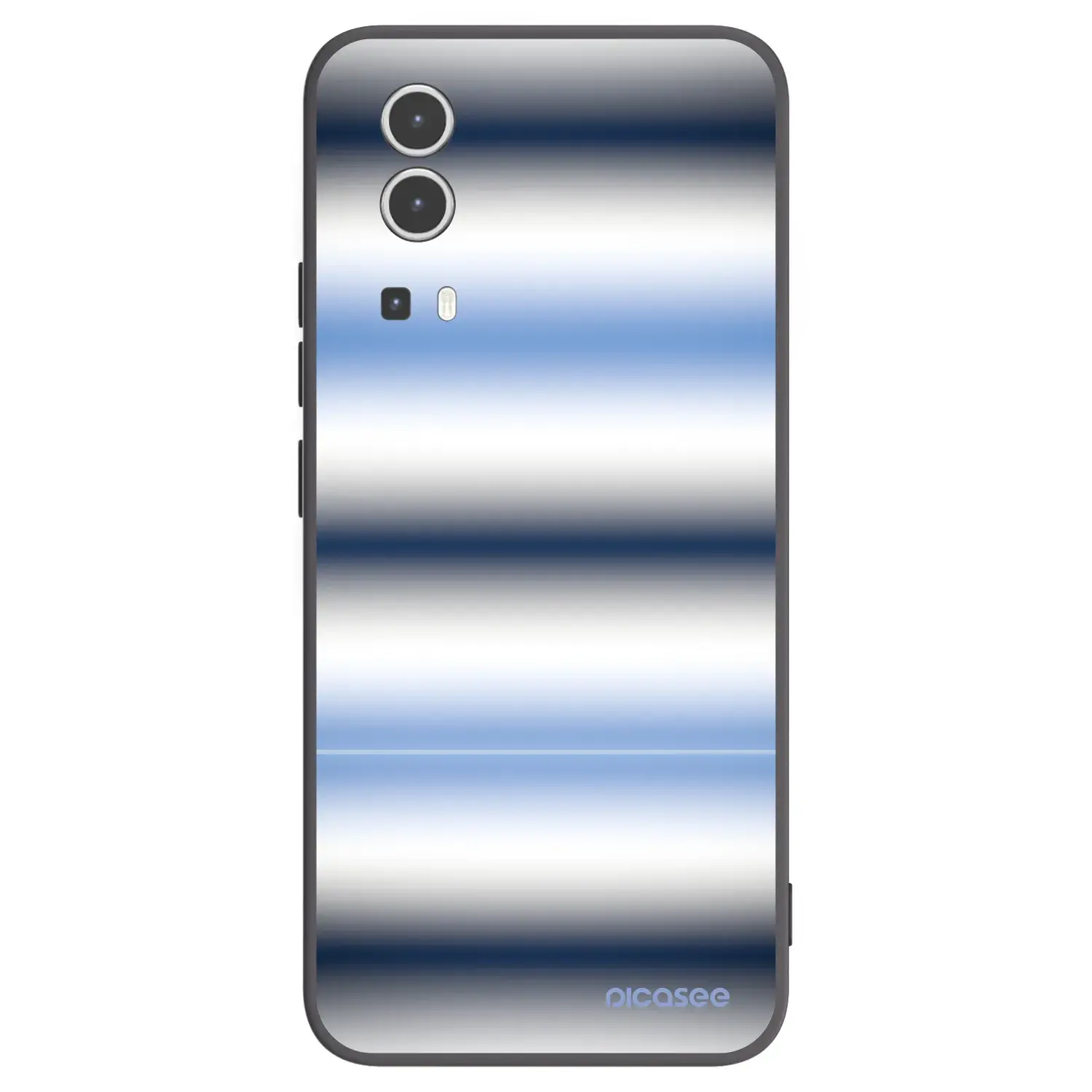 Silikonový černý obal pro Vivo Y72 5G - Static Lines