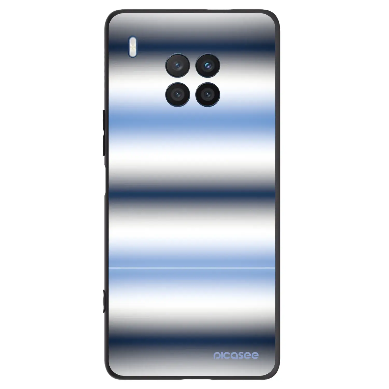 Silikonový černý obal pro Honor 50 Lite - Static Lines