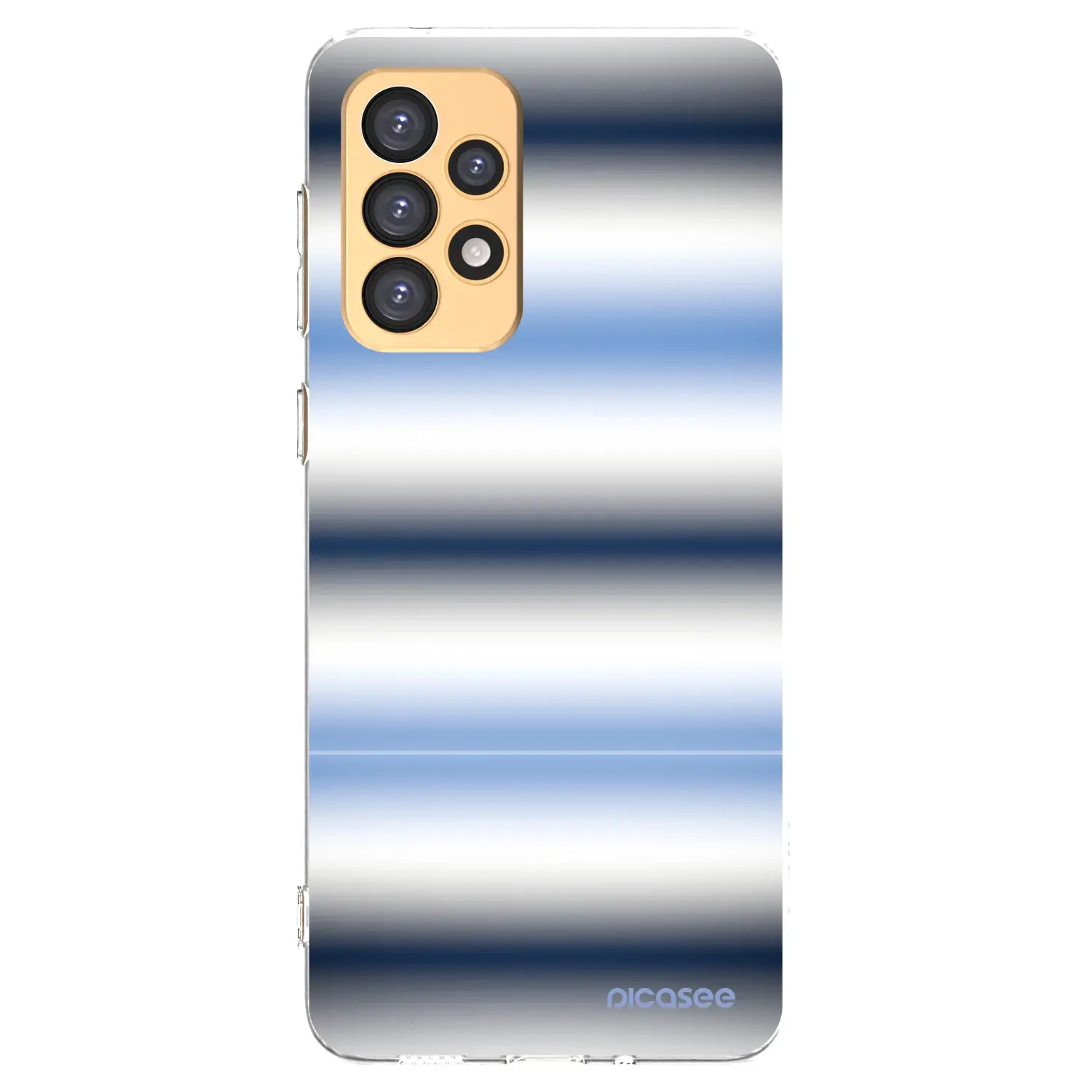 Silikonový průhledný obal pro Samsung Galaxy A33 5G A336 - Static Lines