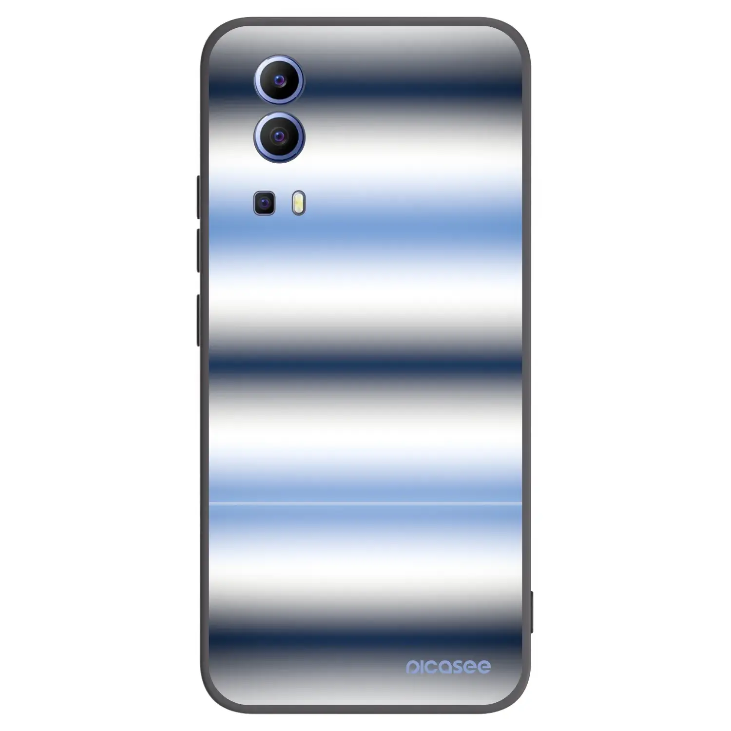Silikonový černý obal pro Vivo Y52 5G - Static Lines