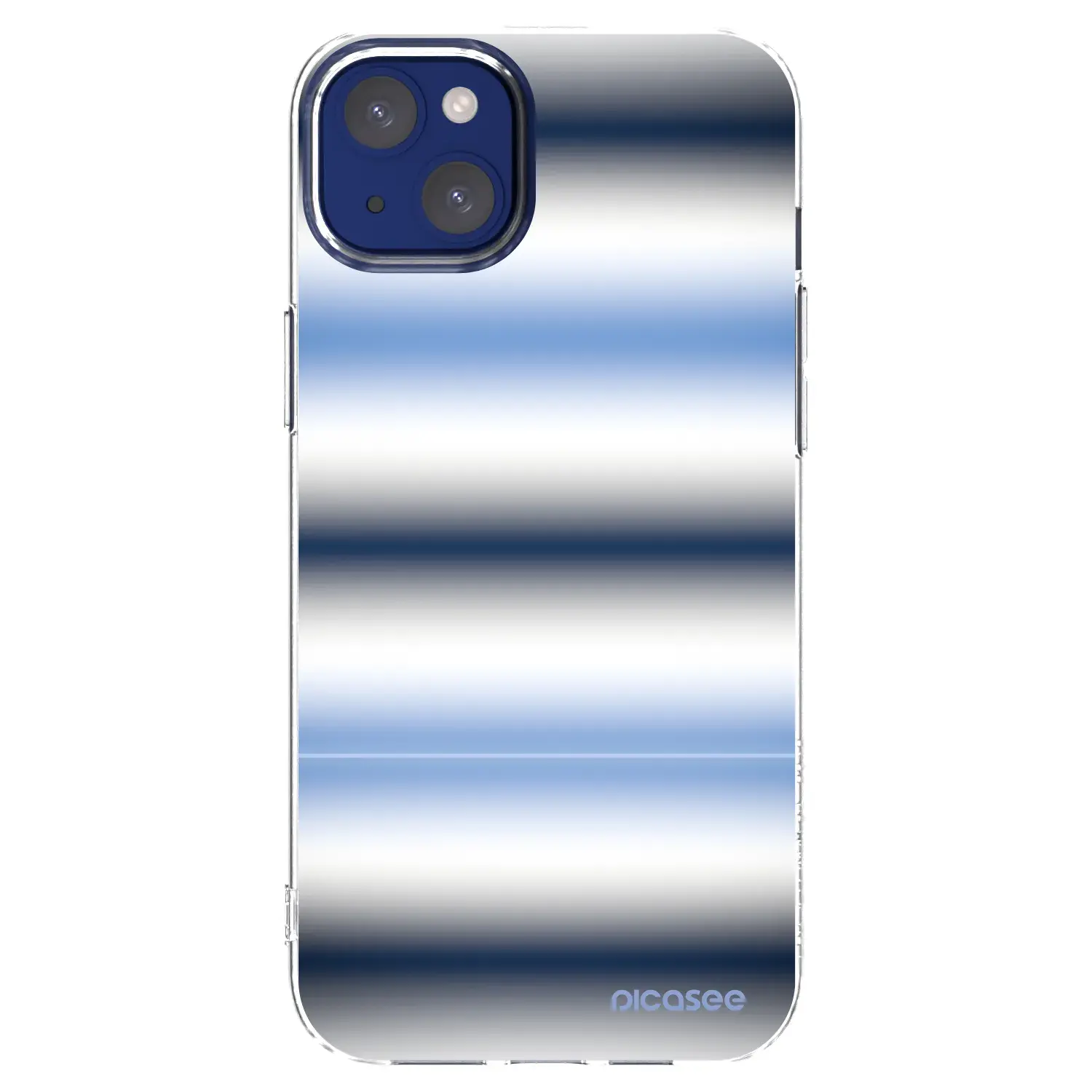 Silikonový průhledný obal pro Apple iPhone 14 Plus - Static Lines