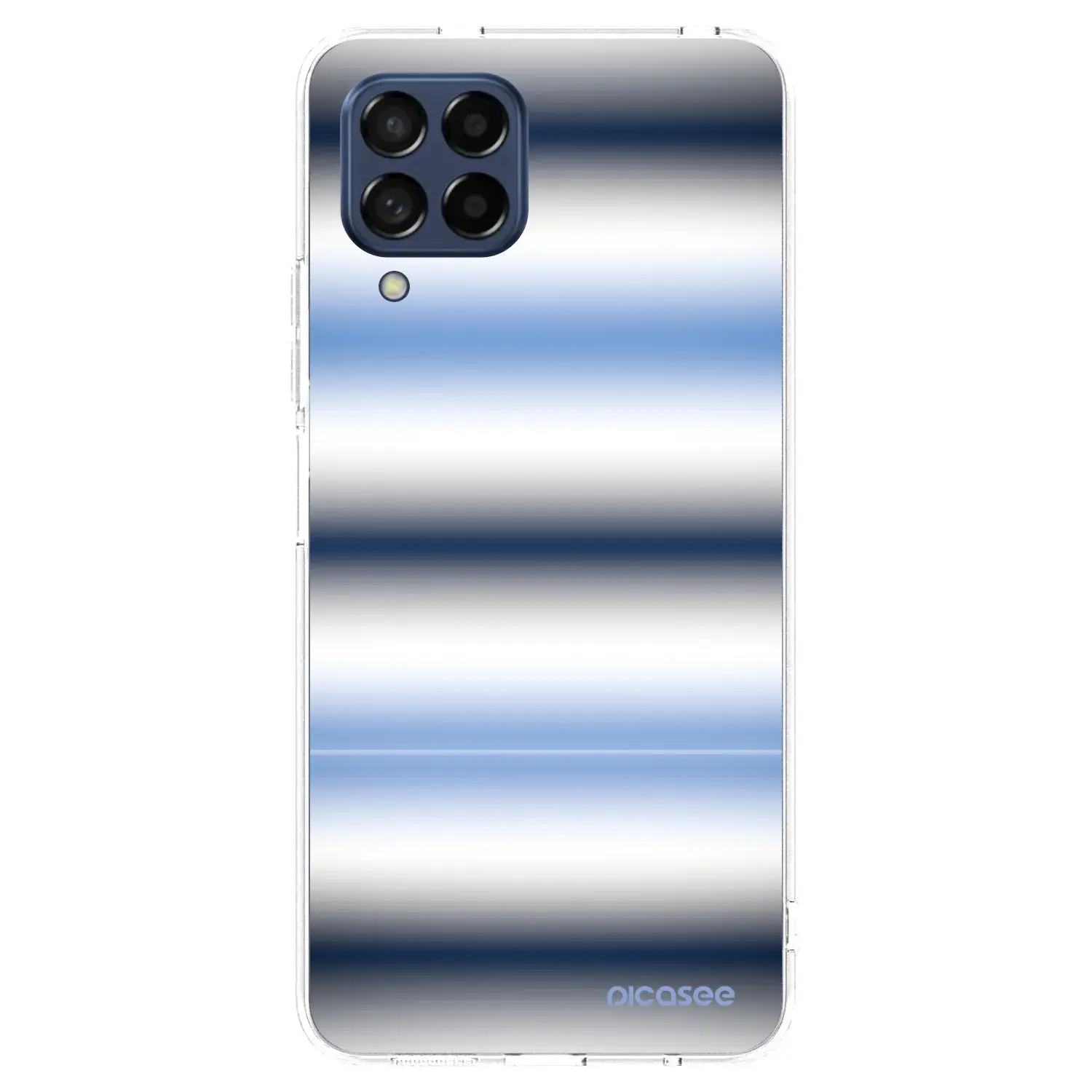 Silikonový průhledný obal pro Samsung Galaxy M53 5G - Static Lines