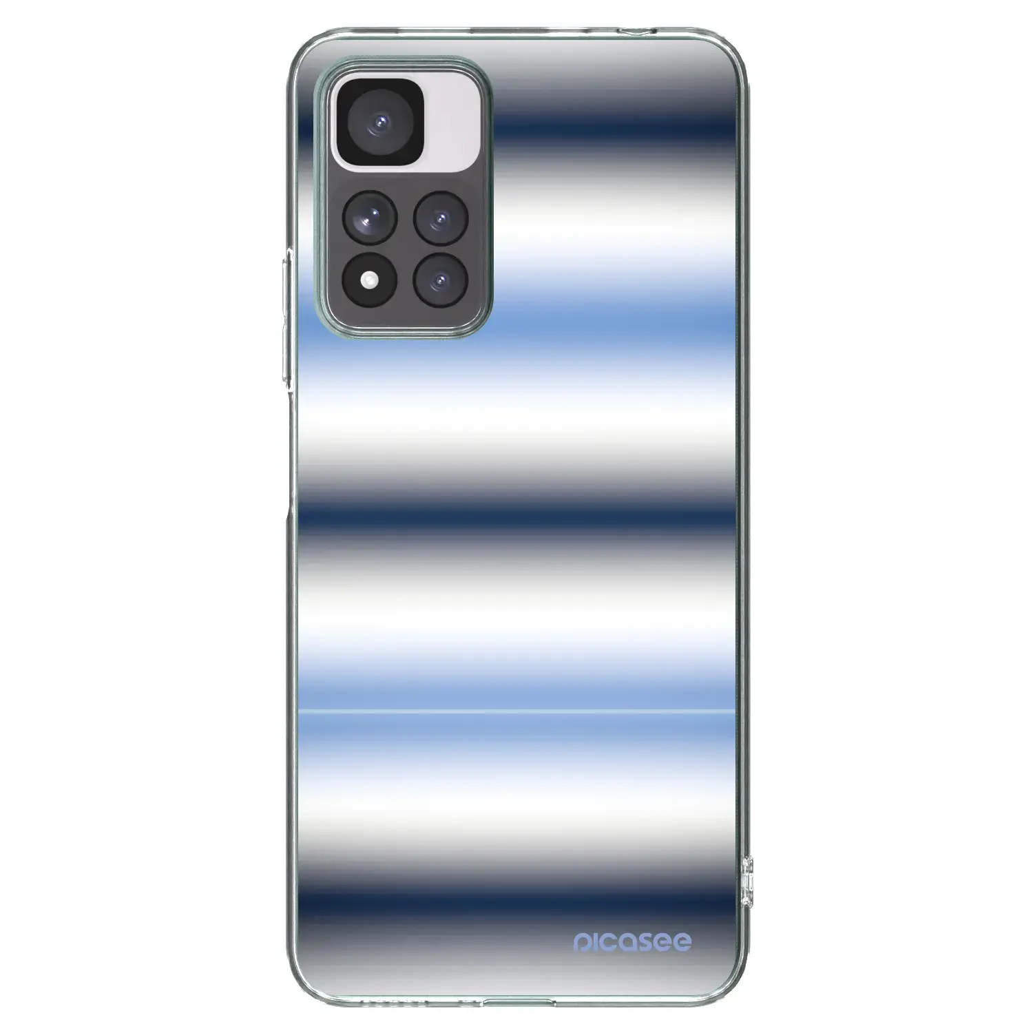Silikonový průhledný obal pro Xiaomi Redmi Note 11 Pro+ 5G - Static Lines