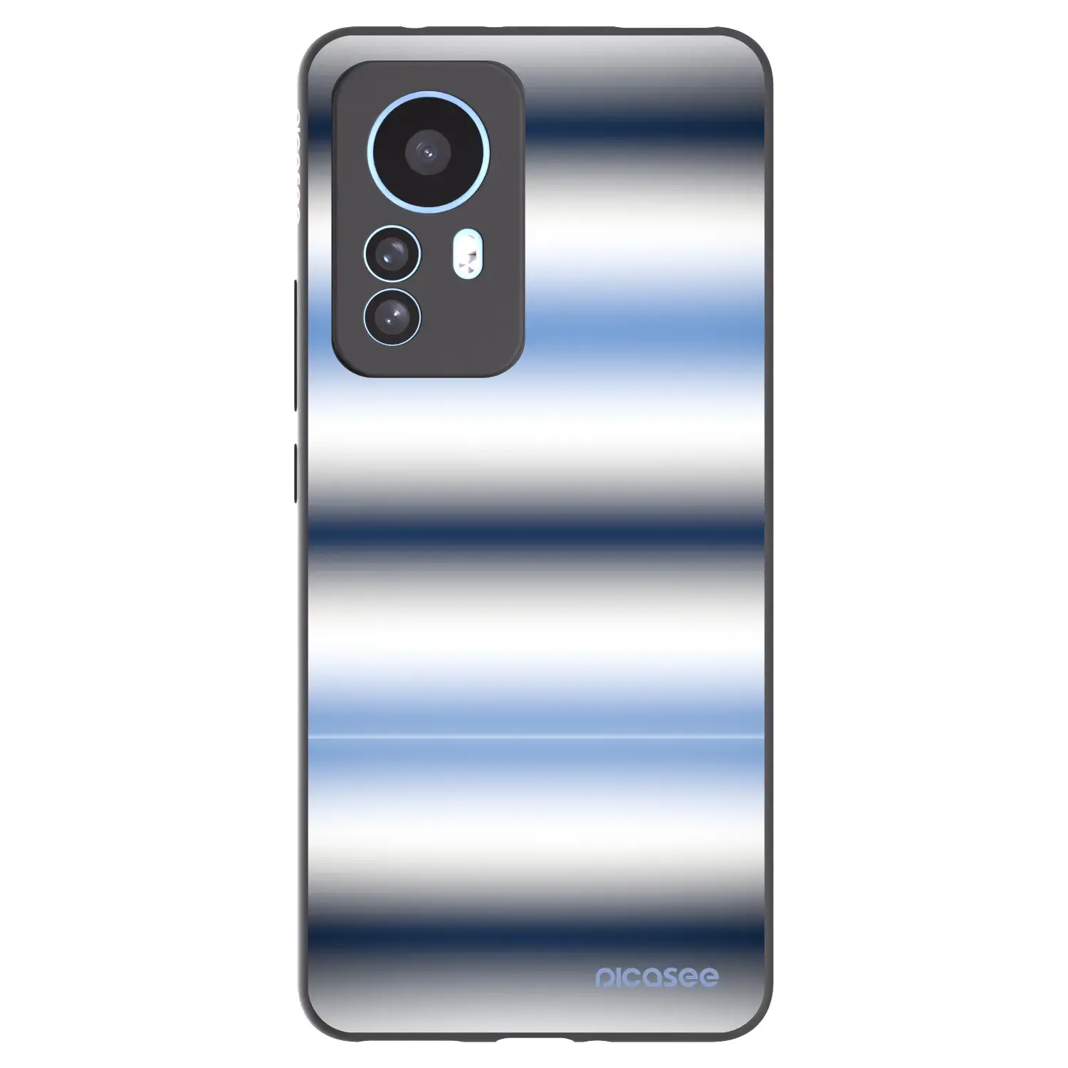Silikonový černý obal pro Xiaomi 12T Pro - Static Lines