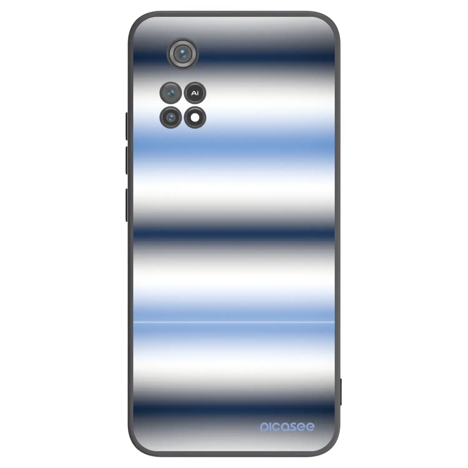 Silikonový černý obal pro Xiaomi Poco M4 Pro - Static Lines