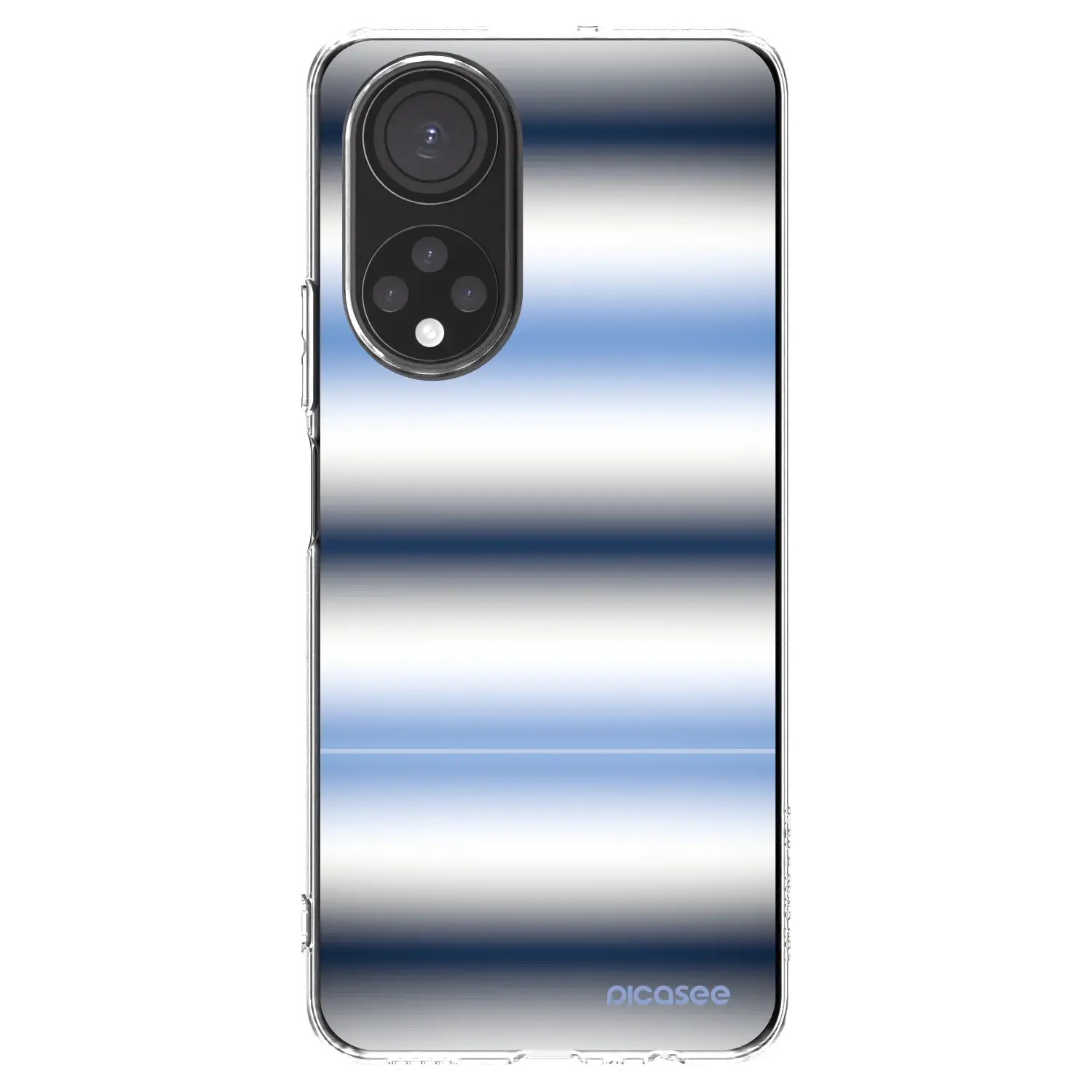 Silikonový průhledný obal pro Honor X7 - Static Lines