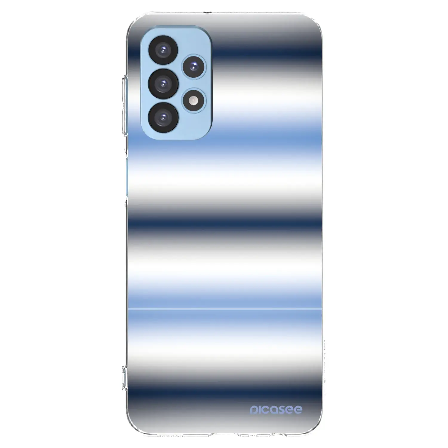 Silikonový průhledný obal pro Samsung Galaxy A23 A235F 4G - Static Lines