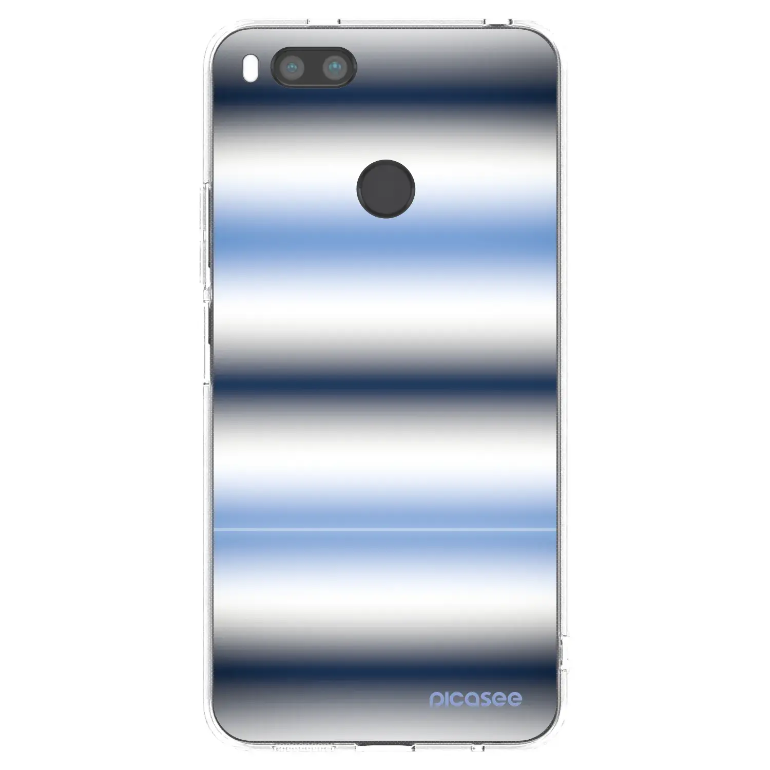 Silikonový průhledný obal pro Xiaomi Redmi A1 - Static Lines