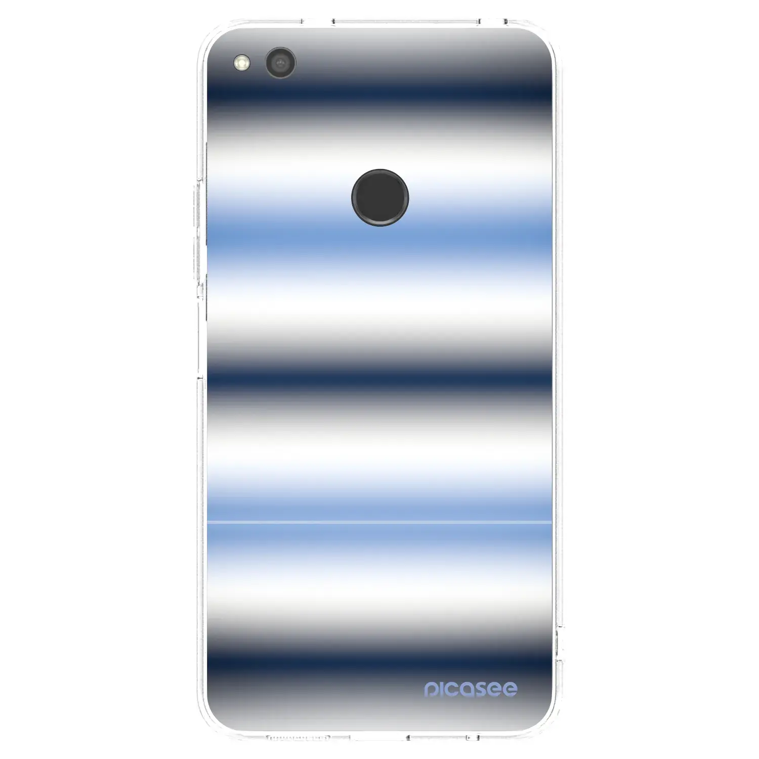 Silikonový průhledný obal pro Huawei P9 Lite 2017 - Static Lines
