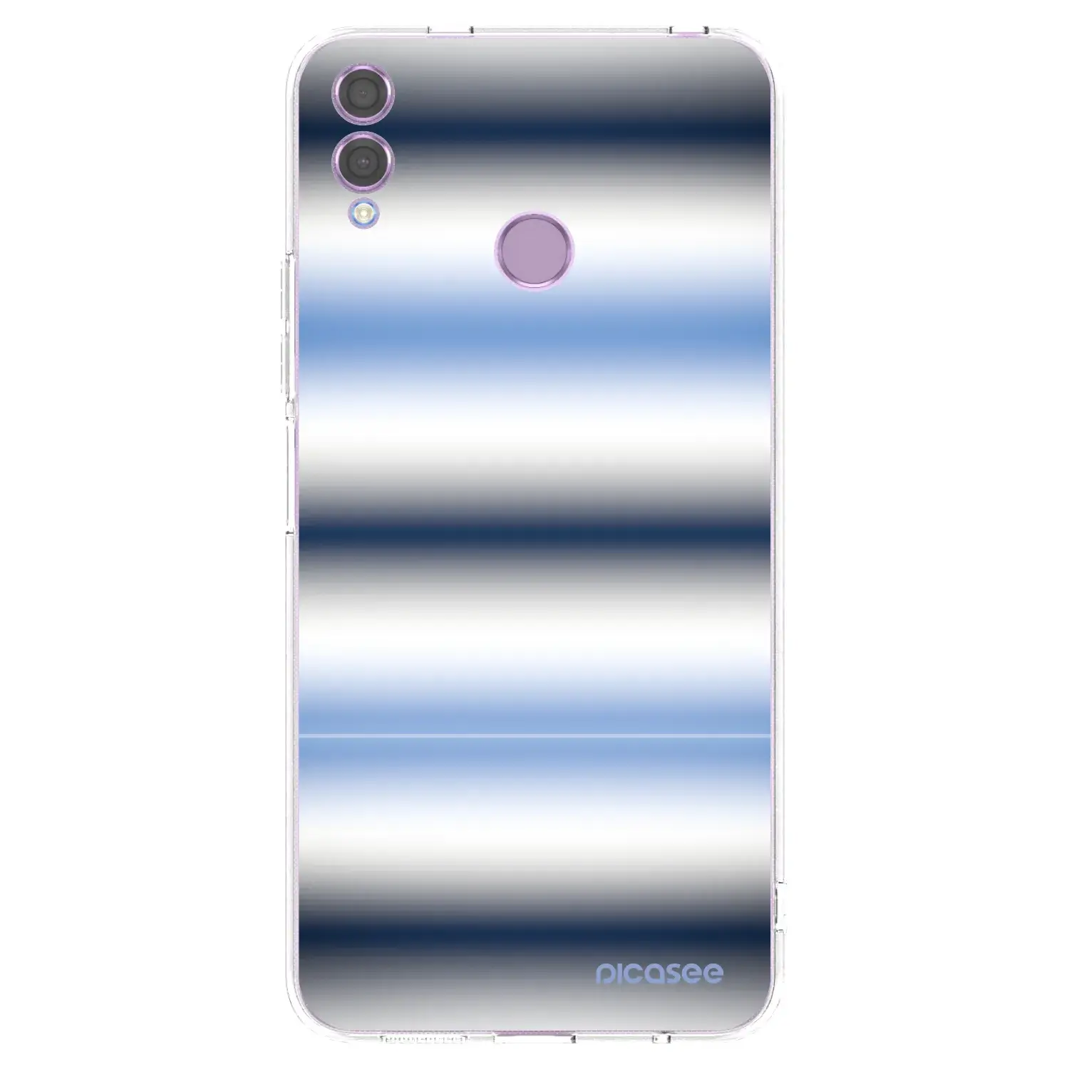 Silikonový průhledný obal pro Honor 8X - Static Lines