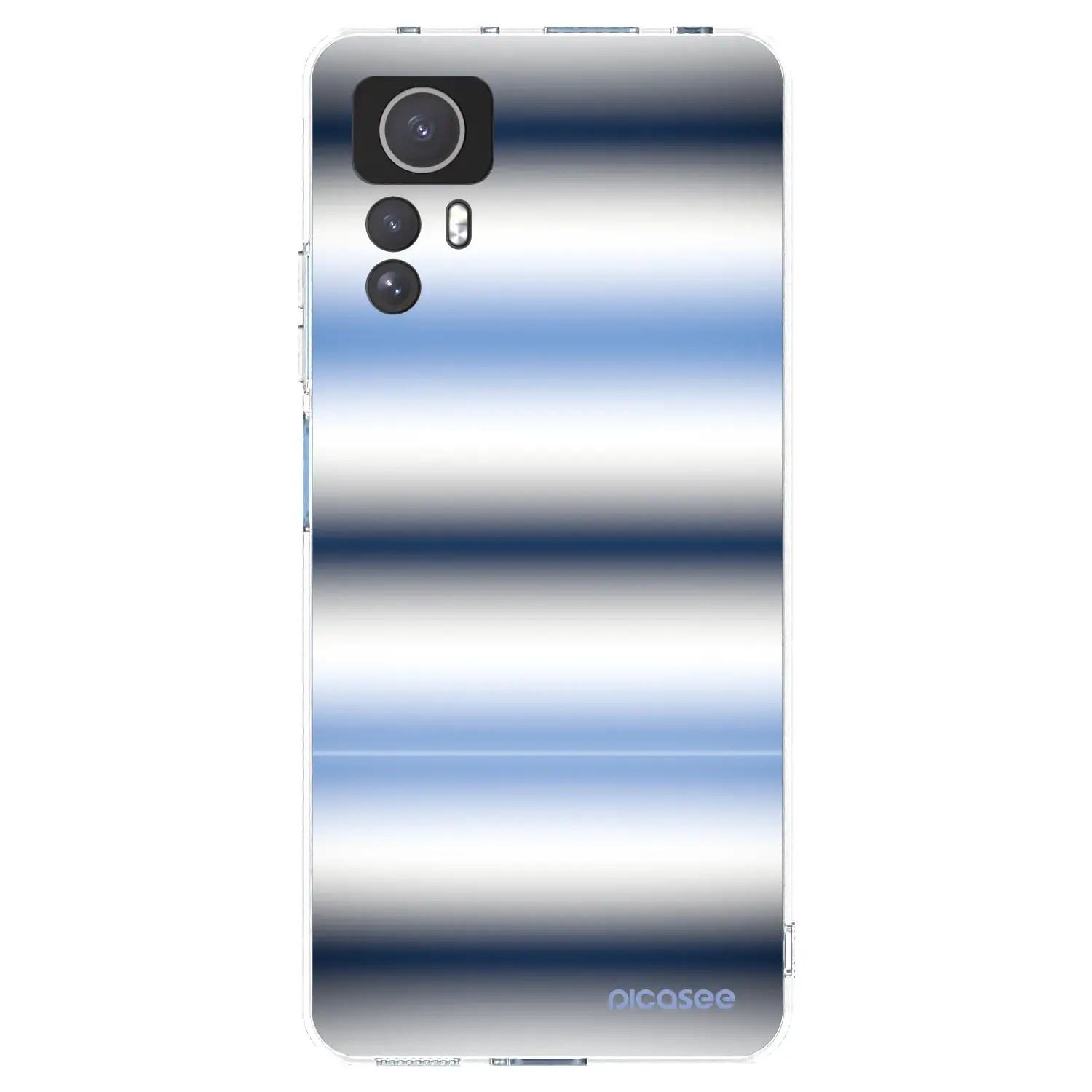 Silikonový průhledný obal pro Xiaomi Redmi Note 12S - Static Lines