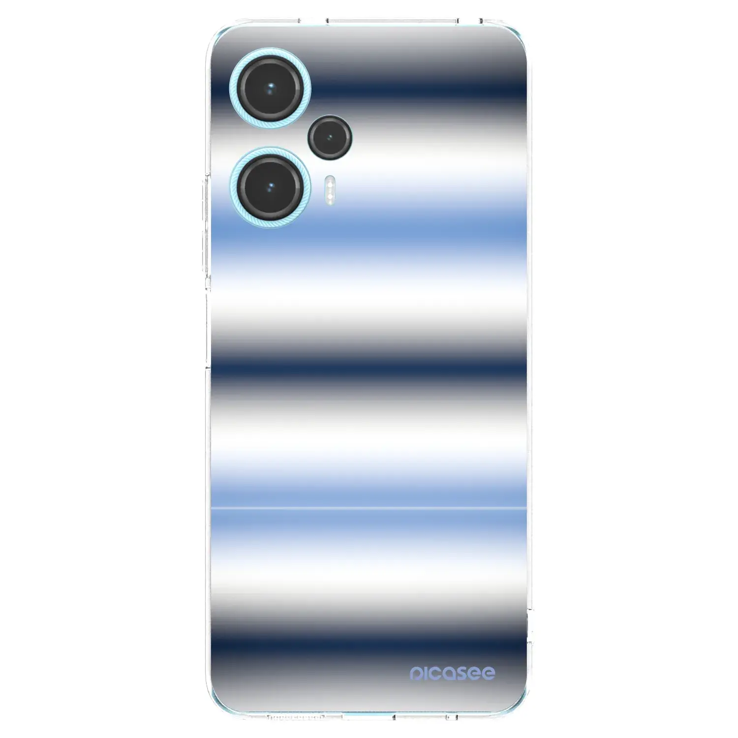 Silikonový průhledný obal pro Xiaomi Poco F5 - Static Lines