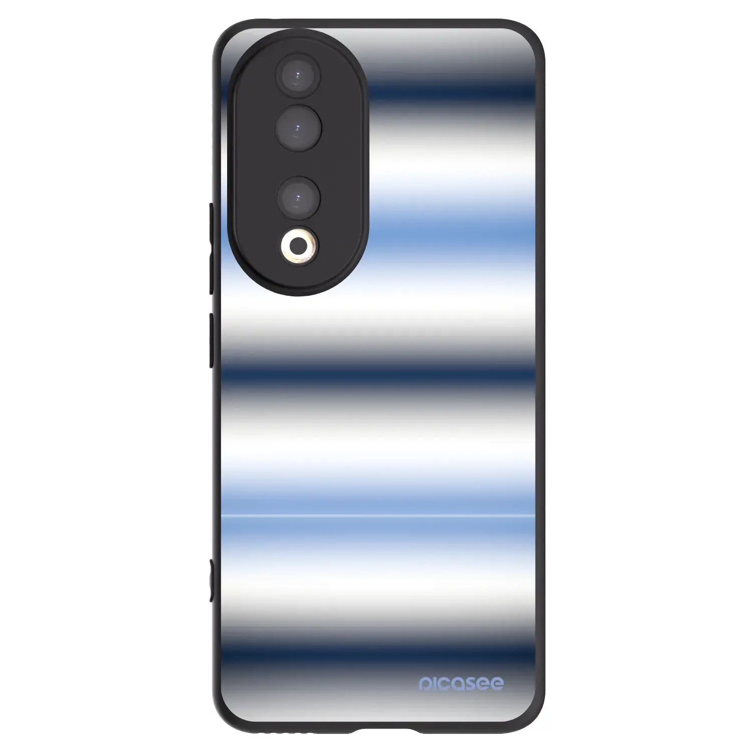 Silikonový černý obal pro Honor 90 5G - Static Lines