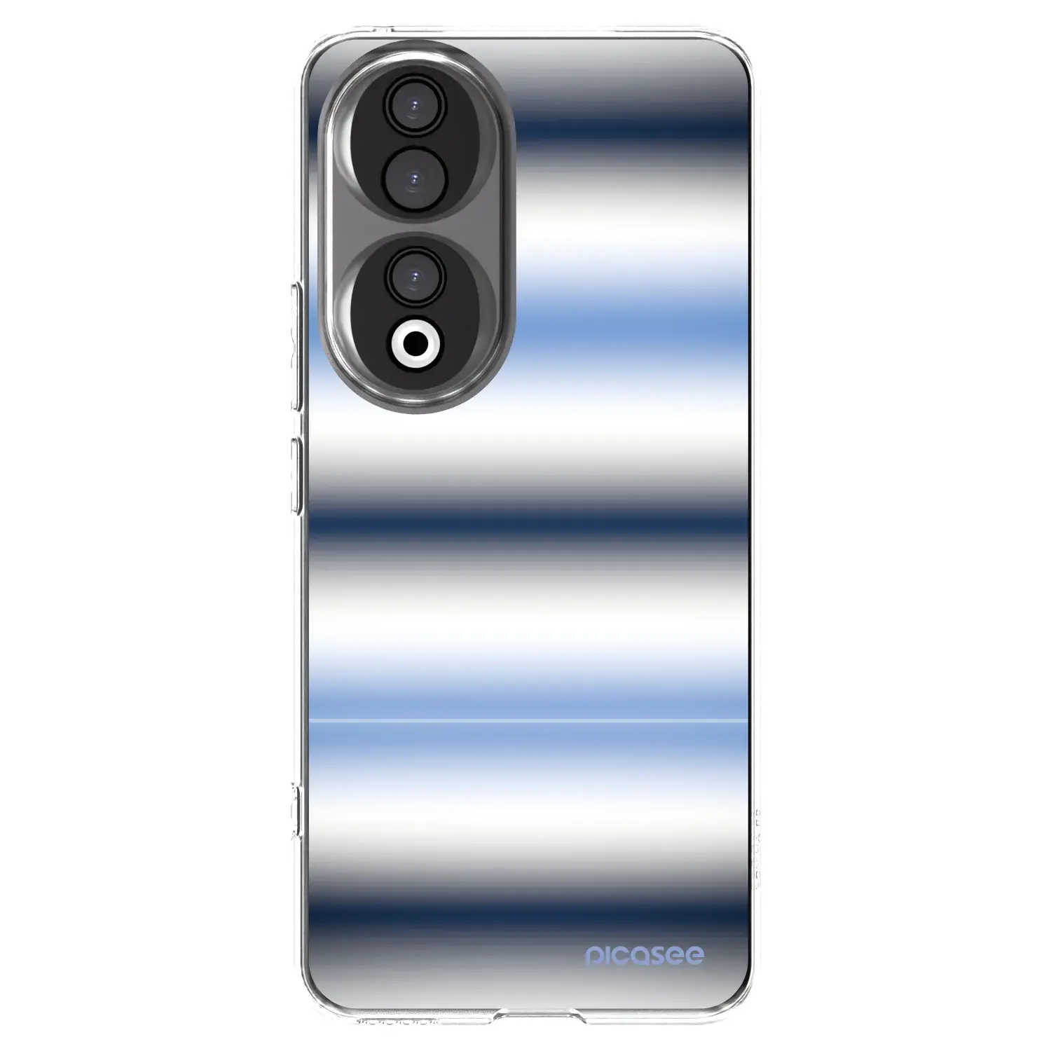 Silikonový průhledný obal pro Honor 90 5G - Static Lines