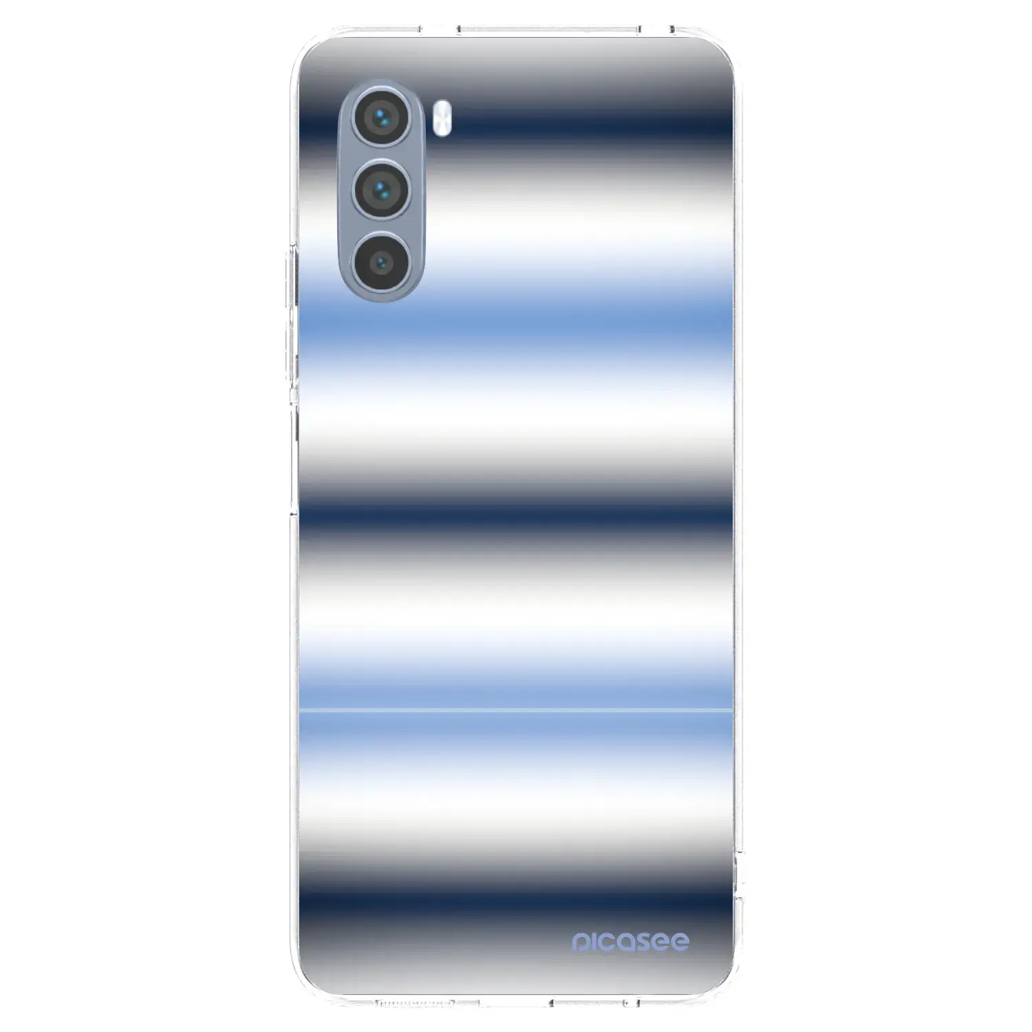 Silikonový průhledný obal pro Motorola Moto G62 - Static Lines