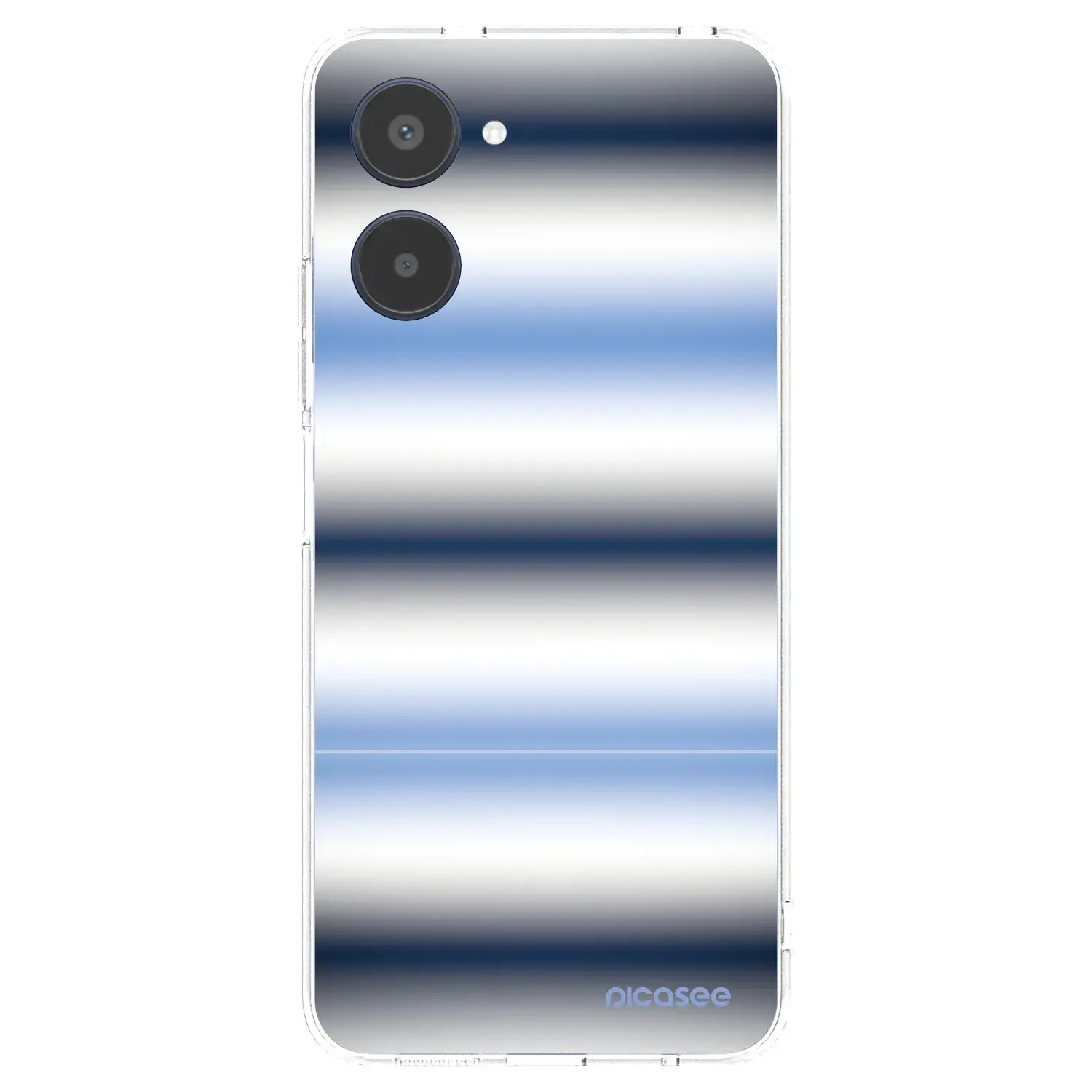 Silikonový průhledný obal pro Realme 10 4G - Static Lines