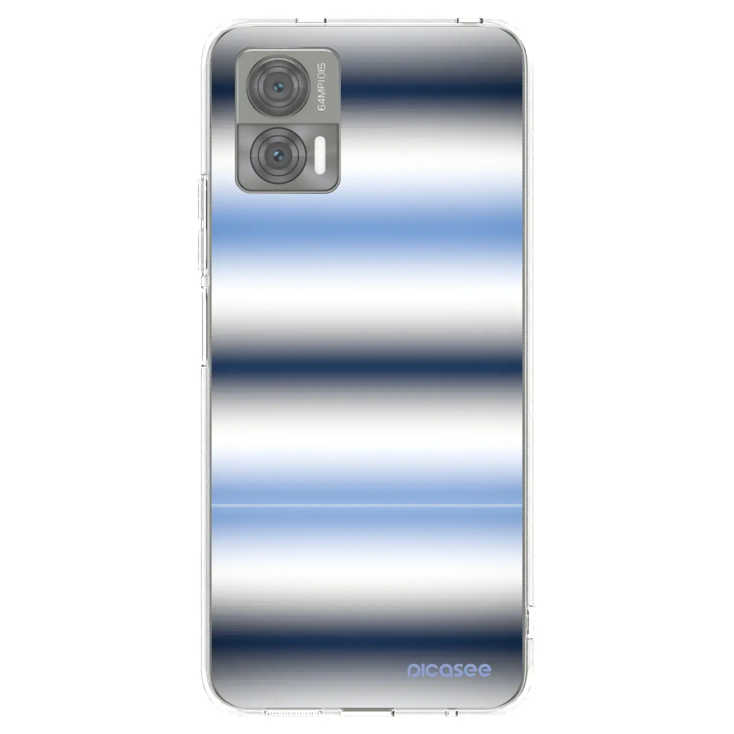 Silikonový průhledný obal pro Motorola Edge 30 Neo - Static Lines