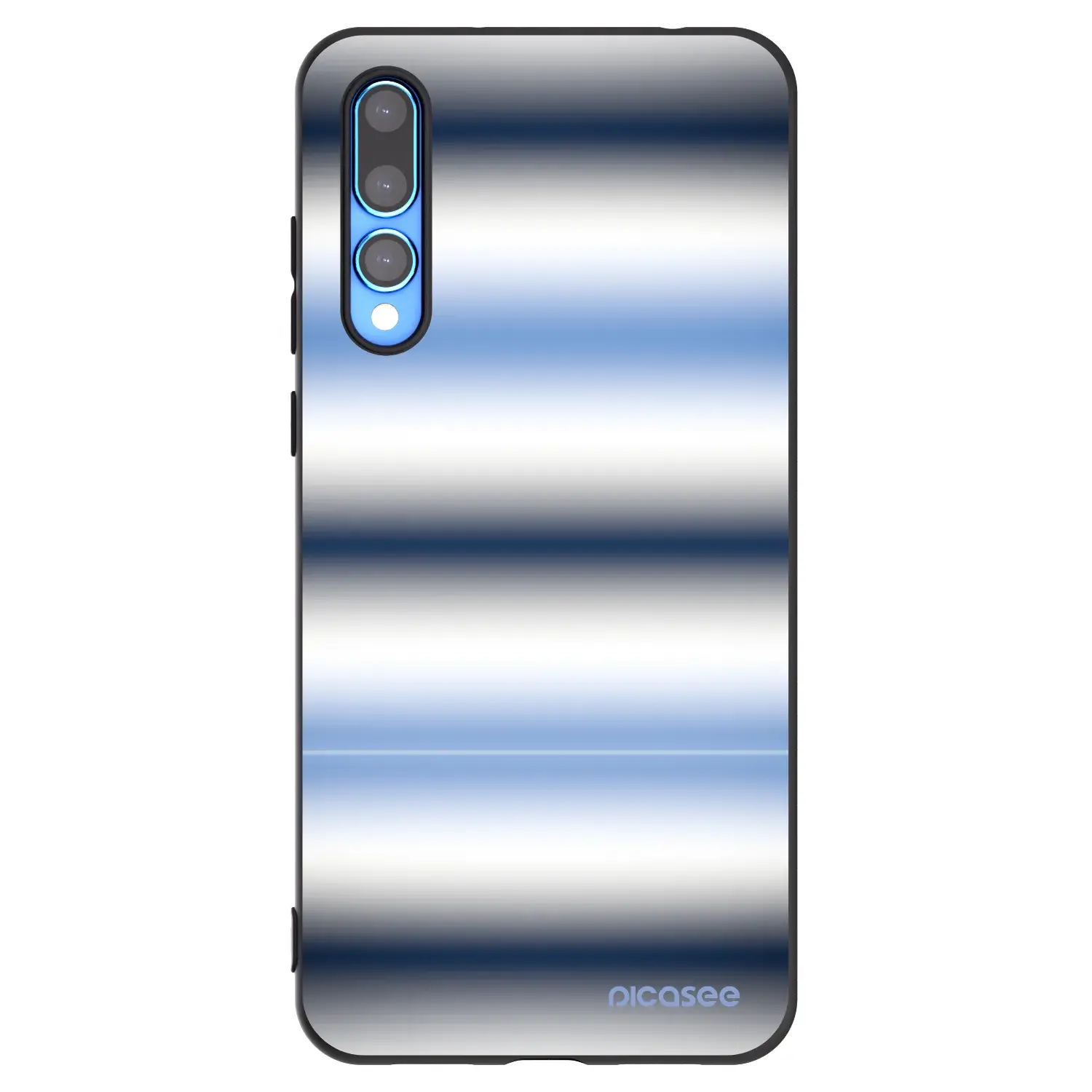 Silikonový černý obal pro Huawei P20 Pro - Static Lines