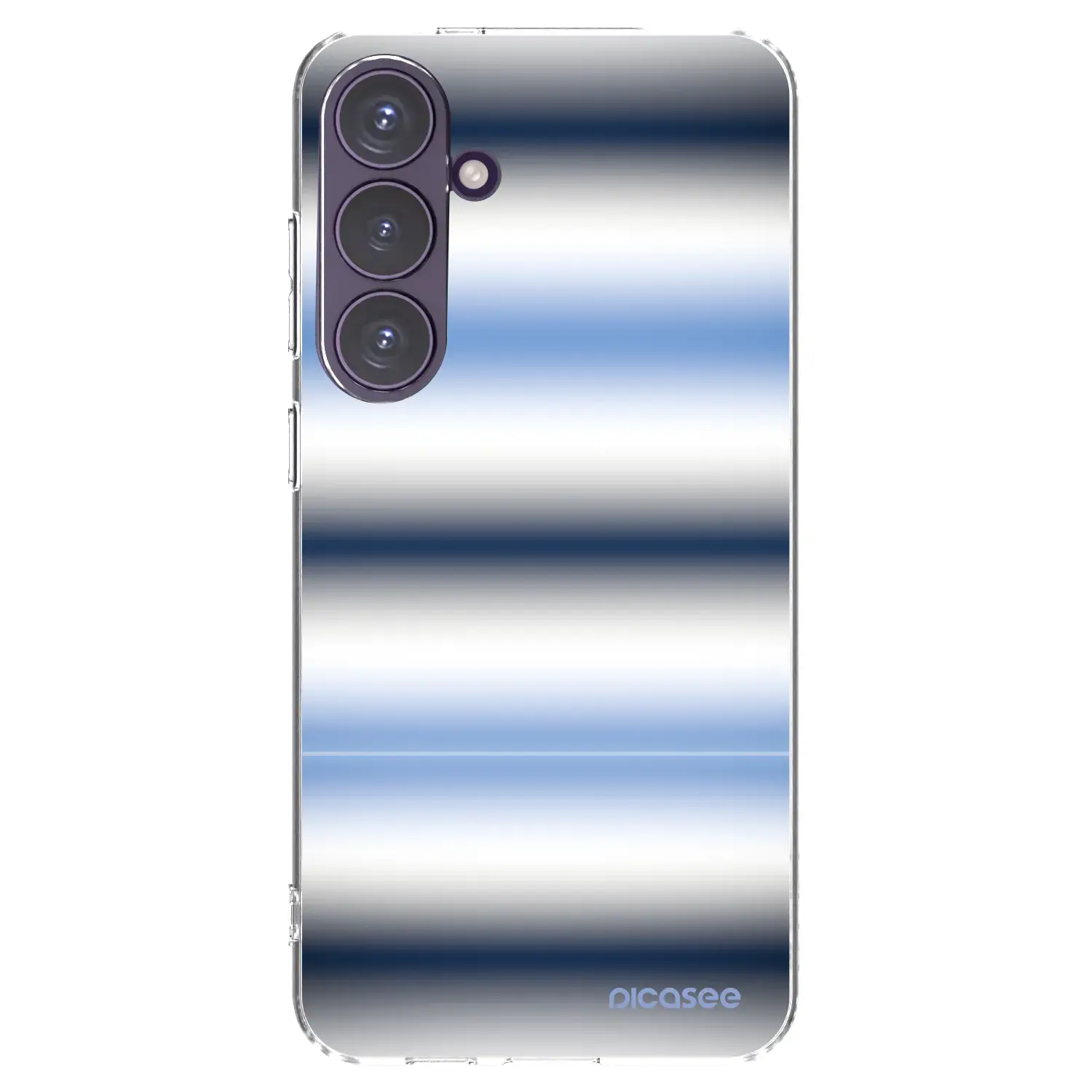 Silikonový průhledný obal pro Samsung Galaxy S24+ S926B 5G - Static Lines