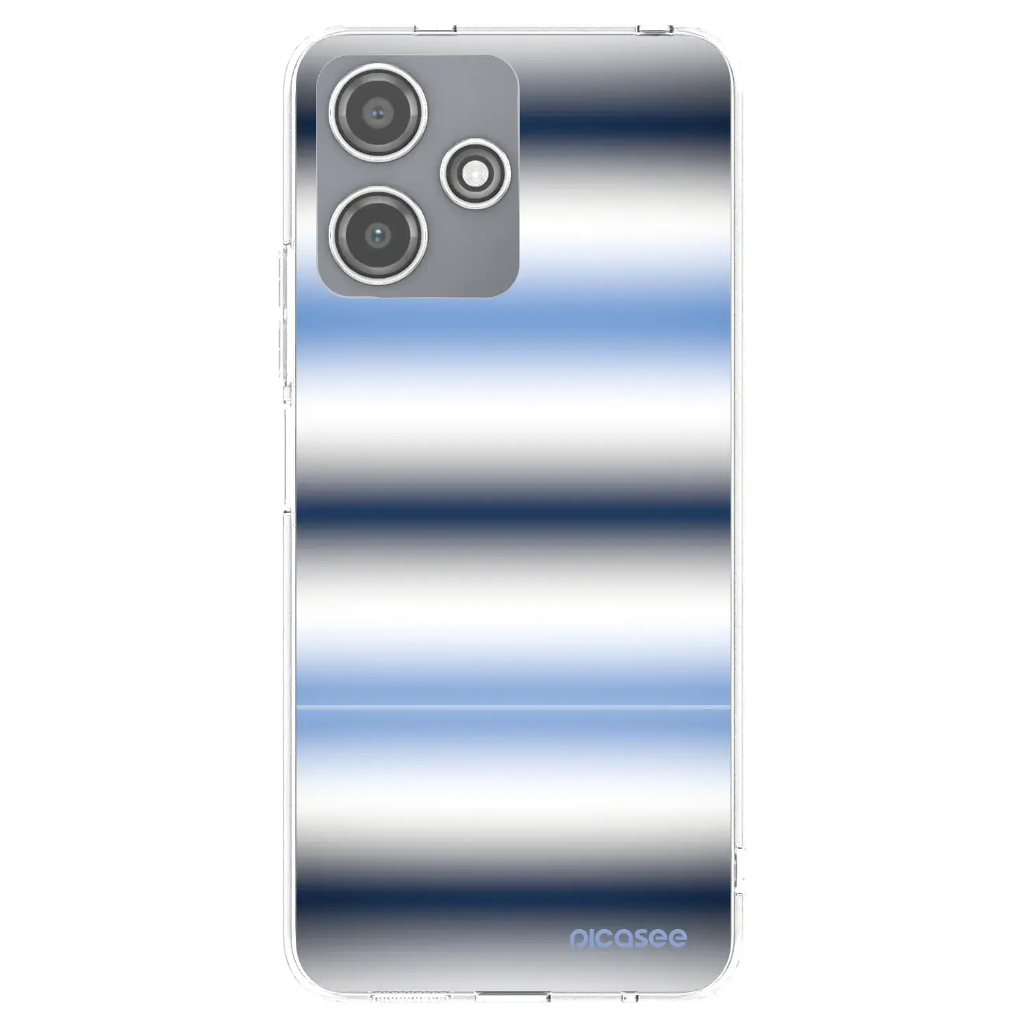 Silikonový průhledný obal pro Xiaomi Redmi 12 5G - Static Lines