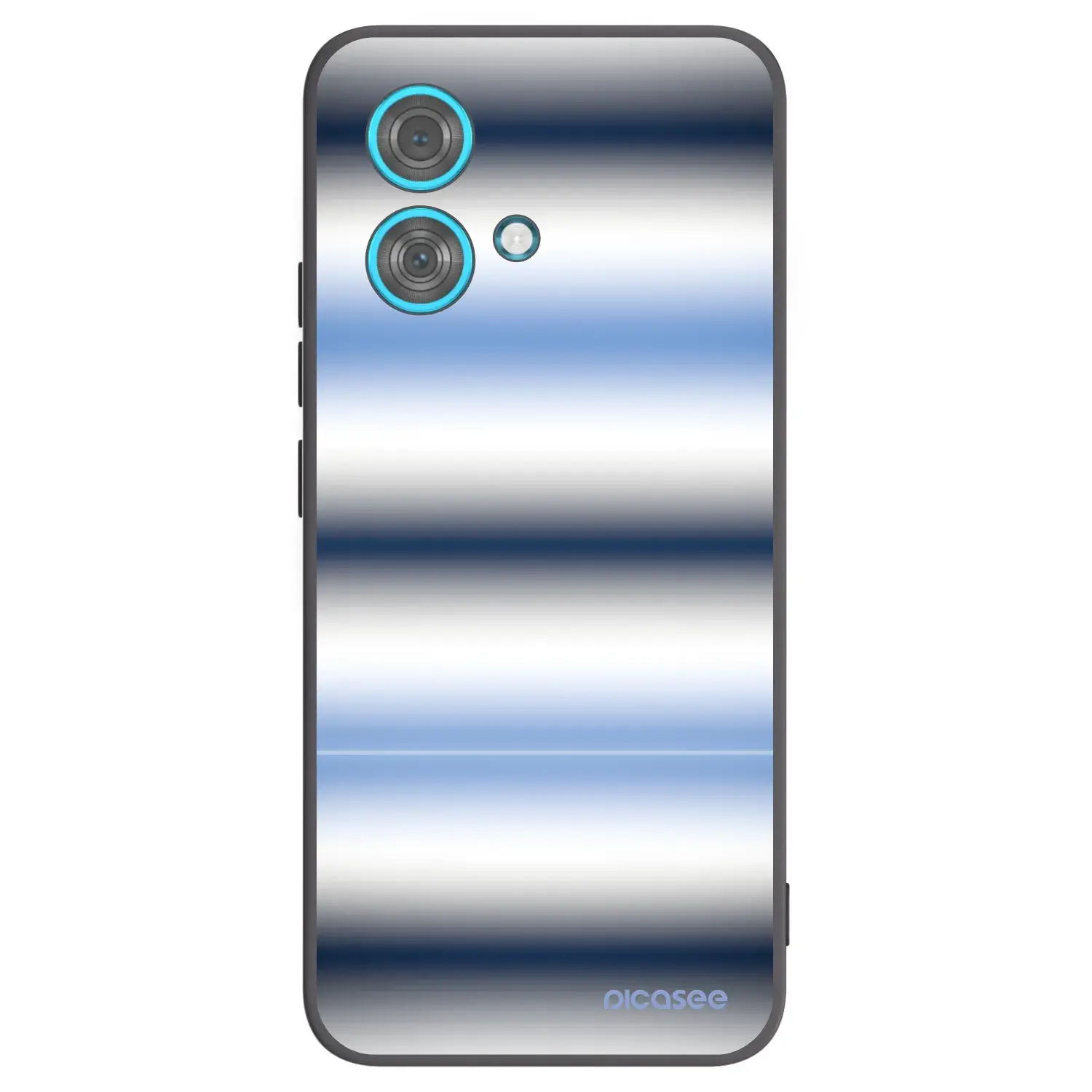 Silikonový černý obal pro Motorola Edge 40 Neo - Static Lines