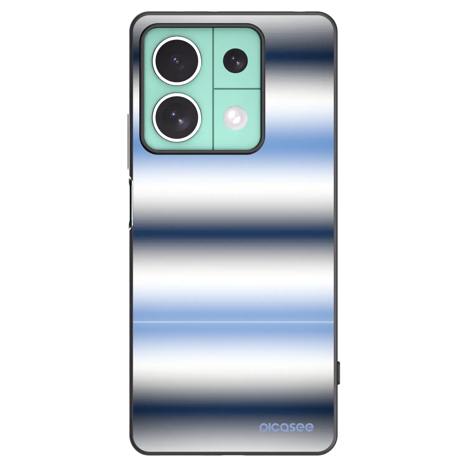 Silikonový černý obal pro Xiaomi Redmi Note 13 5G - Static Lines
