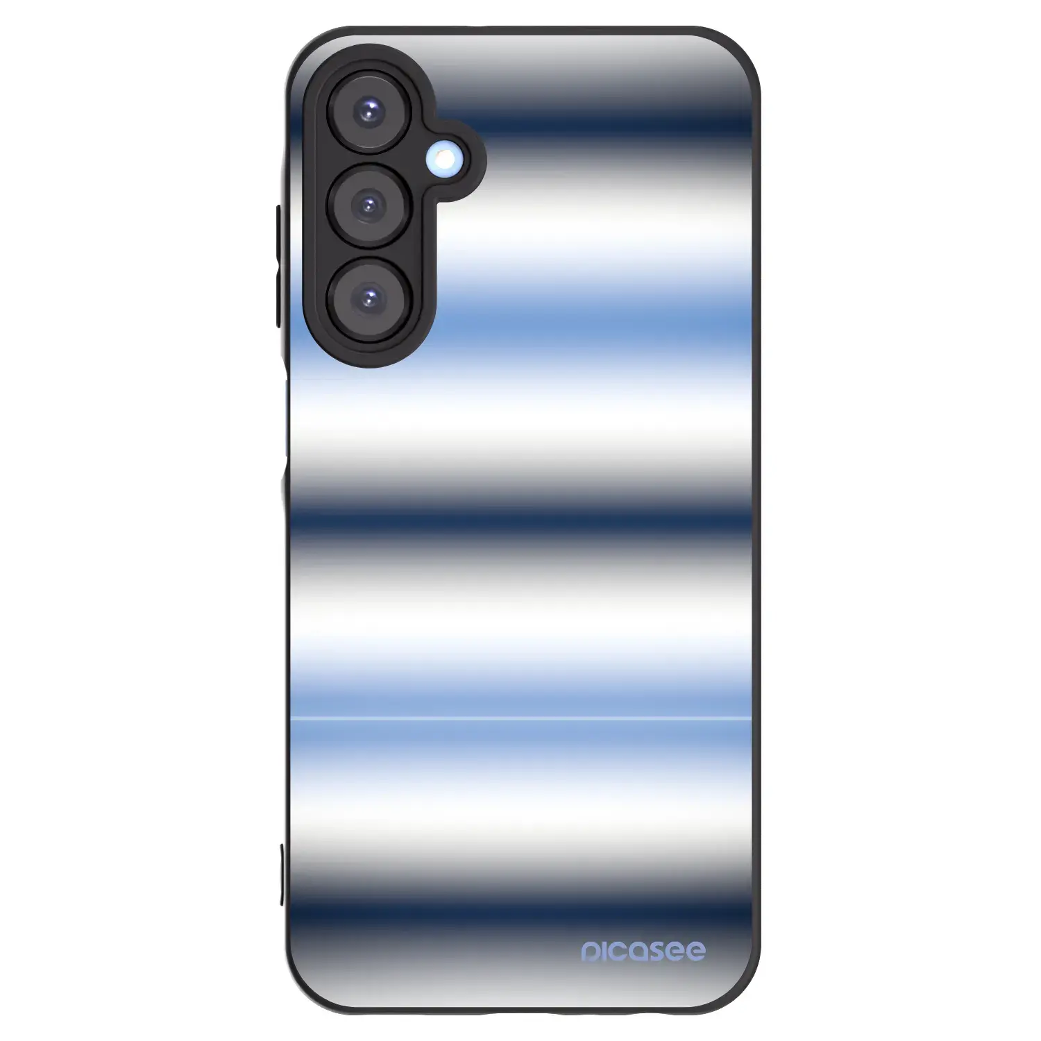 Silikonový černý obal pro Samsung Galaxy A25 A256B 5G - Static Lines