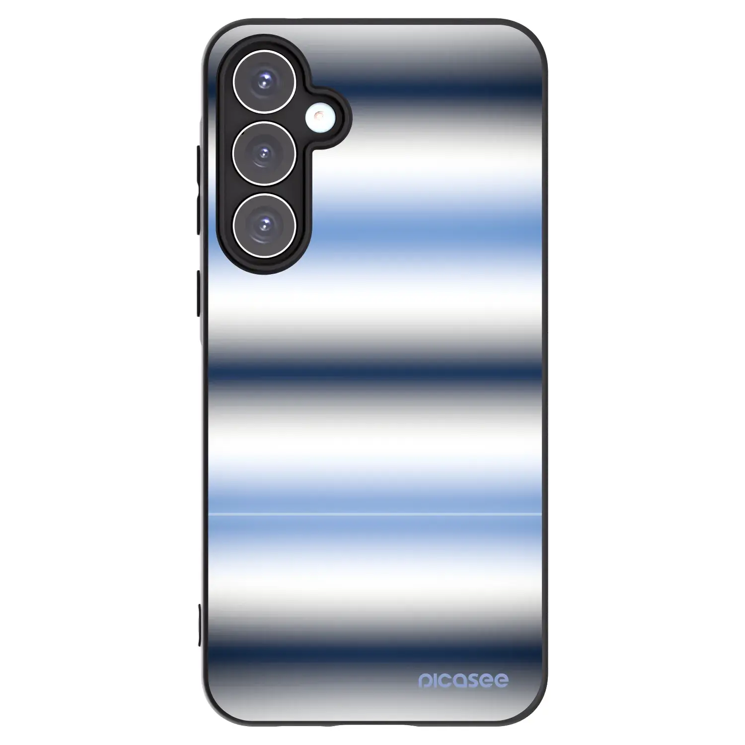 Silikonový černý obal pro Samsung Galaxy A55 5G A556B - Static Lines
